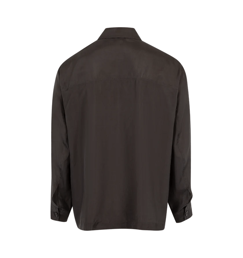 Lemaire o1h1sh11224 Pyjama Shirt in Espresso Size US M / EU 48-50 / 2 - 3 Thumbnail