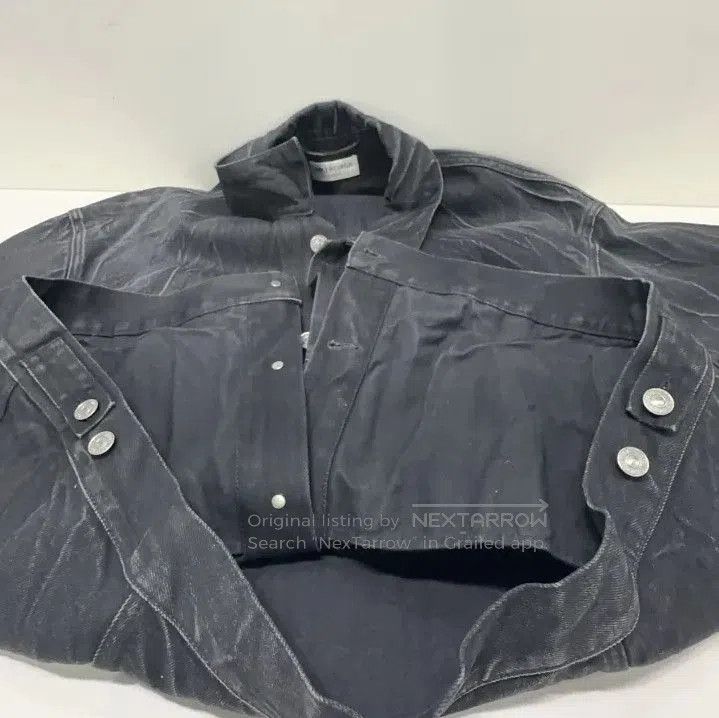 Balenciaga Balenciaga Black Long Sleeve Denim Jacket. Size US L / EU 52-54 / 3 - 6 Thumbnail
