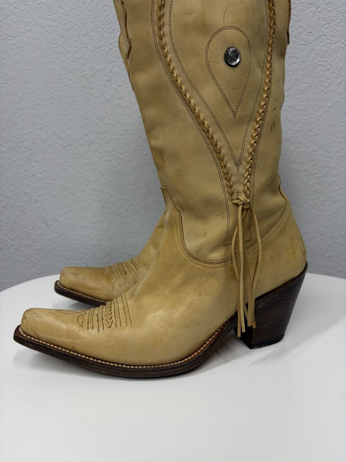 If Six Was Nine A.S. 98 Avant Garde Archive Leather Belted Boots Size US 9 / IT 39 - 5 Thumbnail