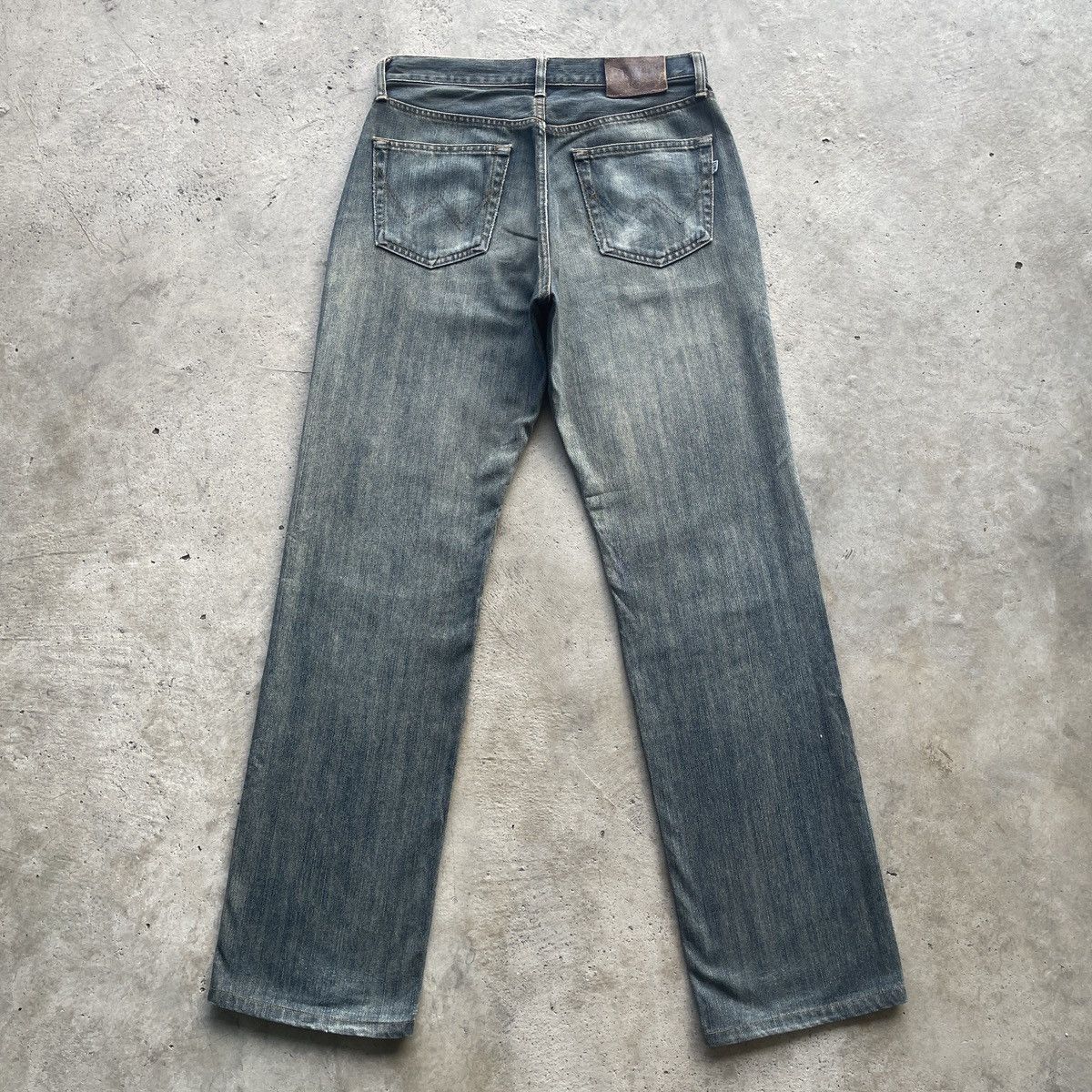 Japanese Brand Vintage Edwin 404 Japan Faded Denim Jeans Pants W31 Size US 31 - 13 Thumbnail