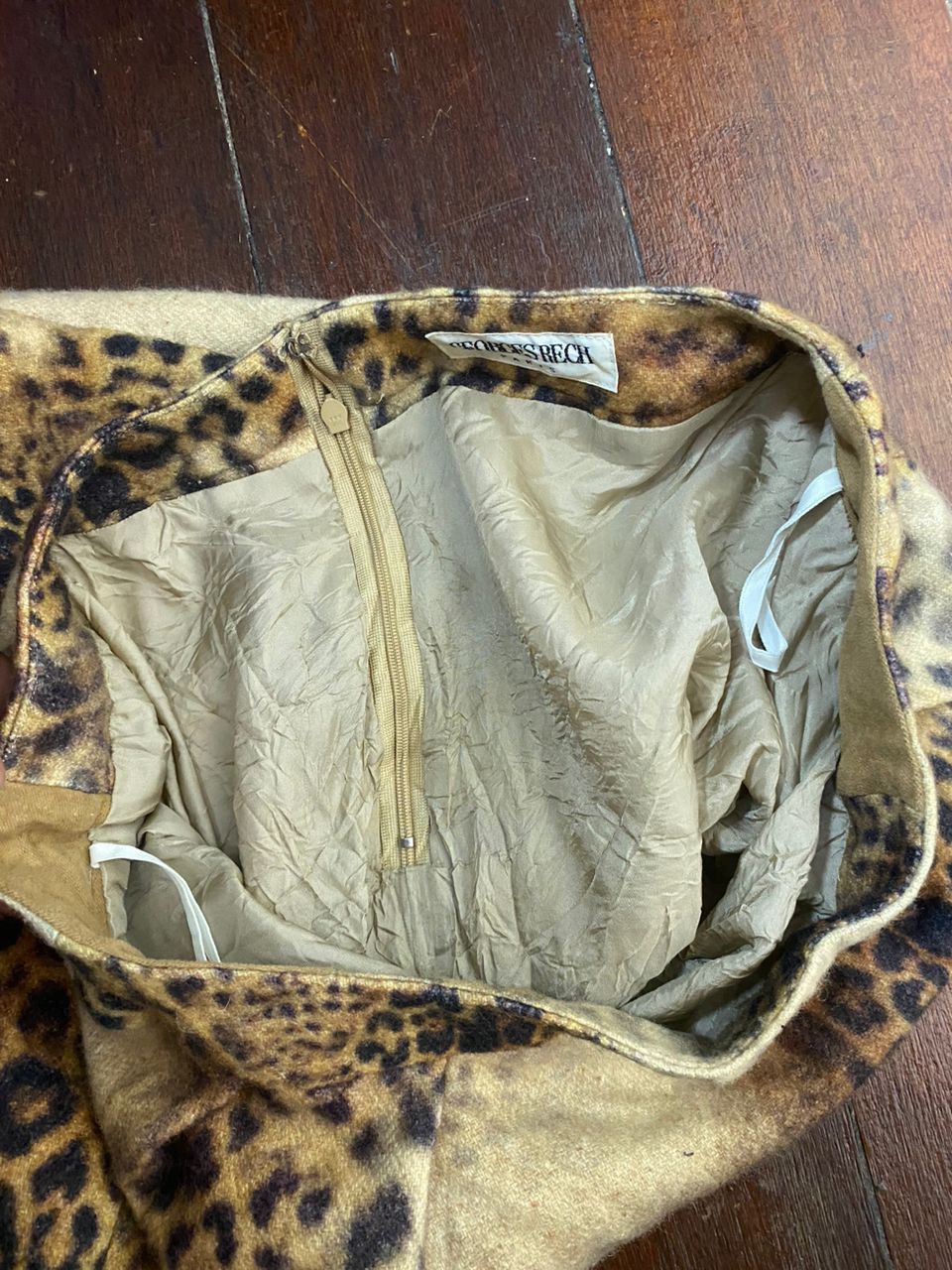 Designer × Japanese Brand Leopard skirt by georges rech Size 32" / US 10 / IT 46 - 11 Thumbnail