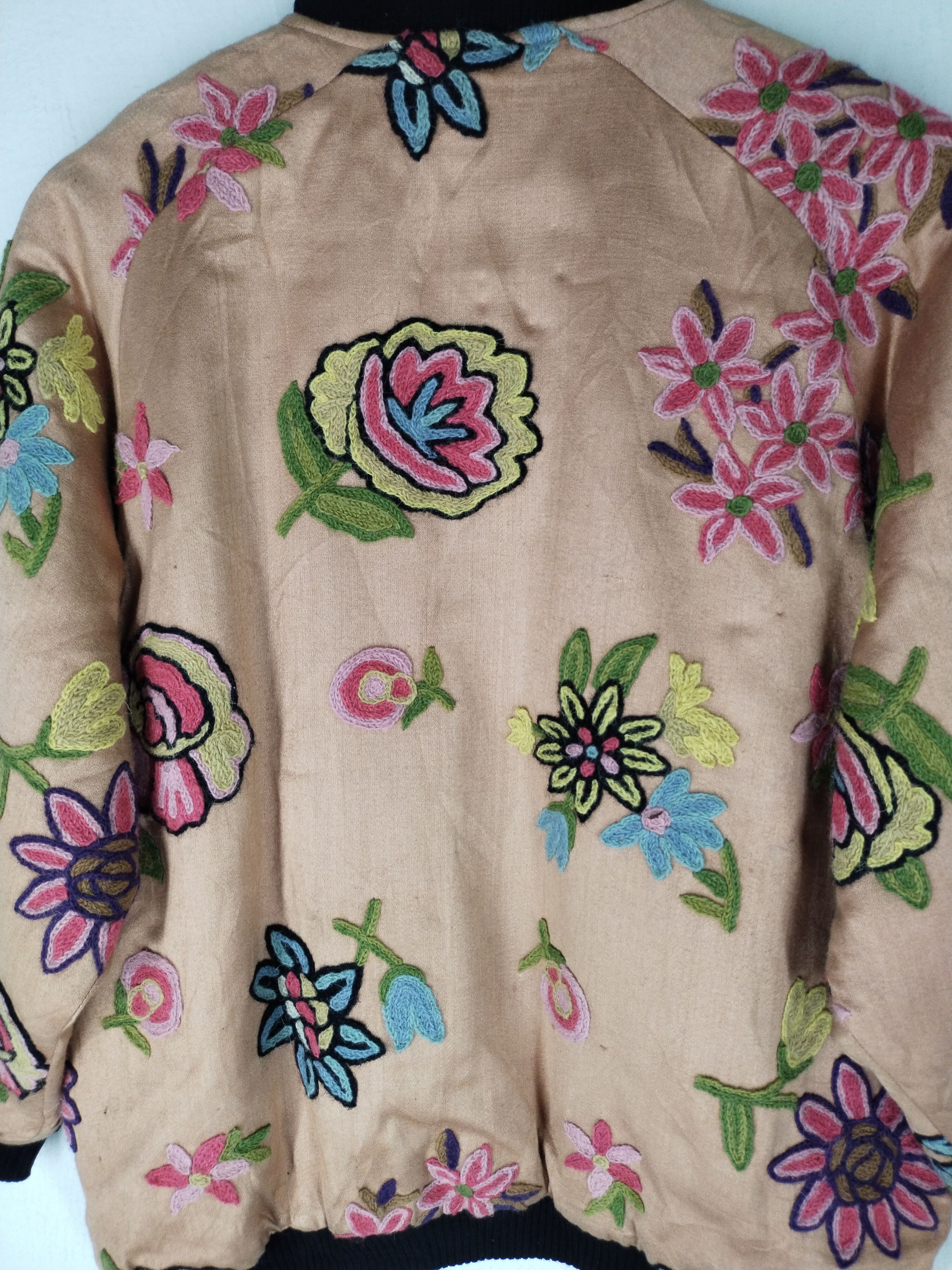 If Six Was Nine × Japanese Brand Vintage Tokyo Kea Embroidery Flower Jacket Size US L / EU 52-54 / 3 - 16 Thumbnail