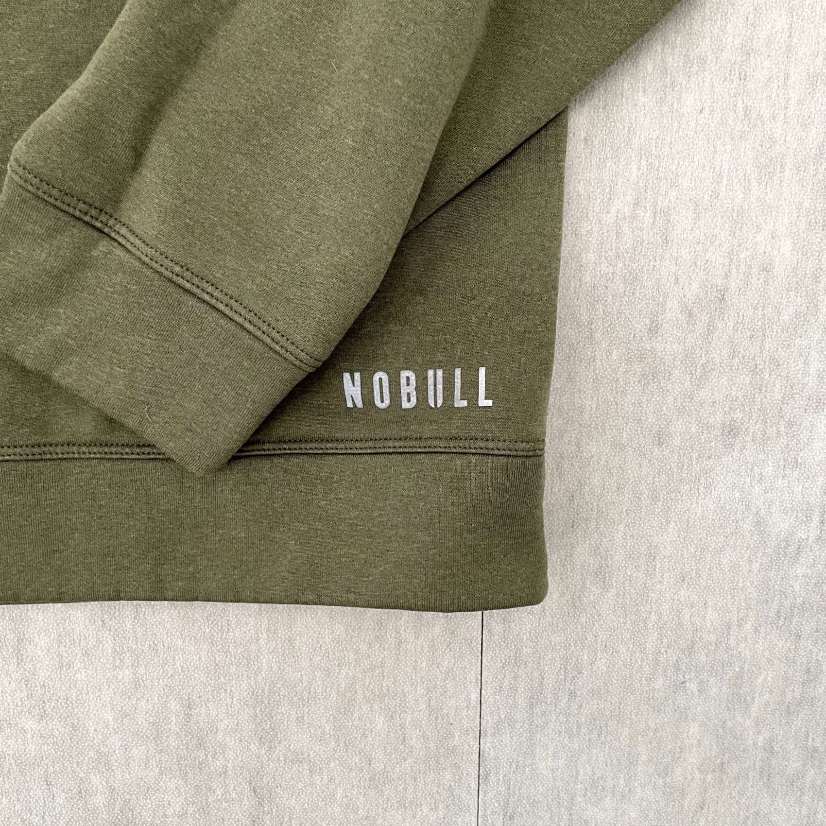 Vintage NOBULL Sweatshirt Adult XL Green Fleece Crewneck Pullover Logo USA Mens Size US XL / EU 56 / 4 - 4 Thumbnail