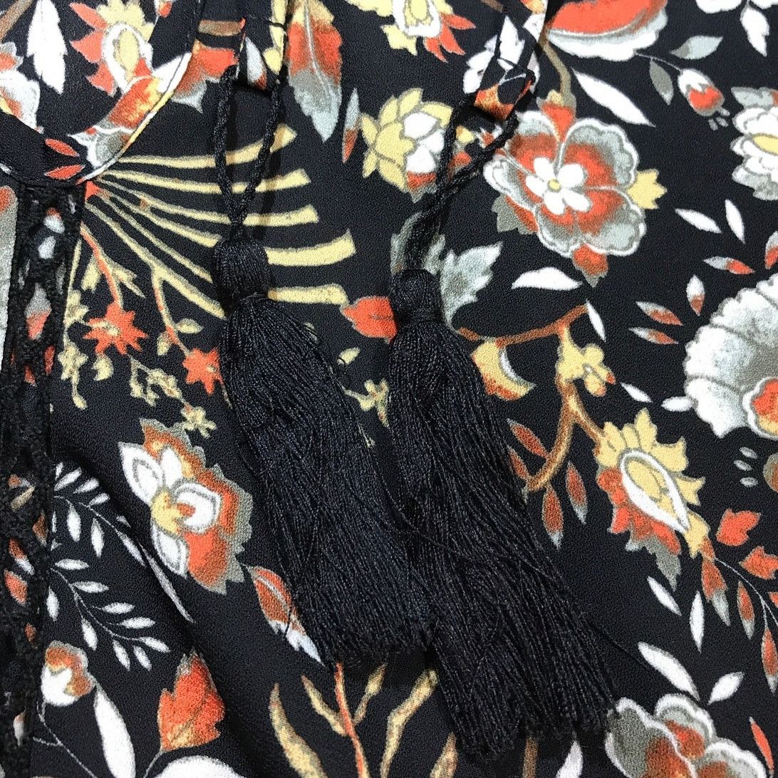 Other a.n.a. A New Approach Boho Floral Embroidered Blouse PL Size L / US 10 / IT 46 - 6 Thumbnail