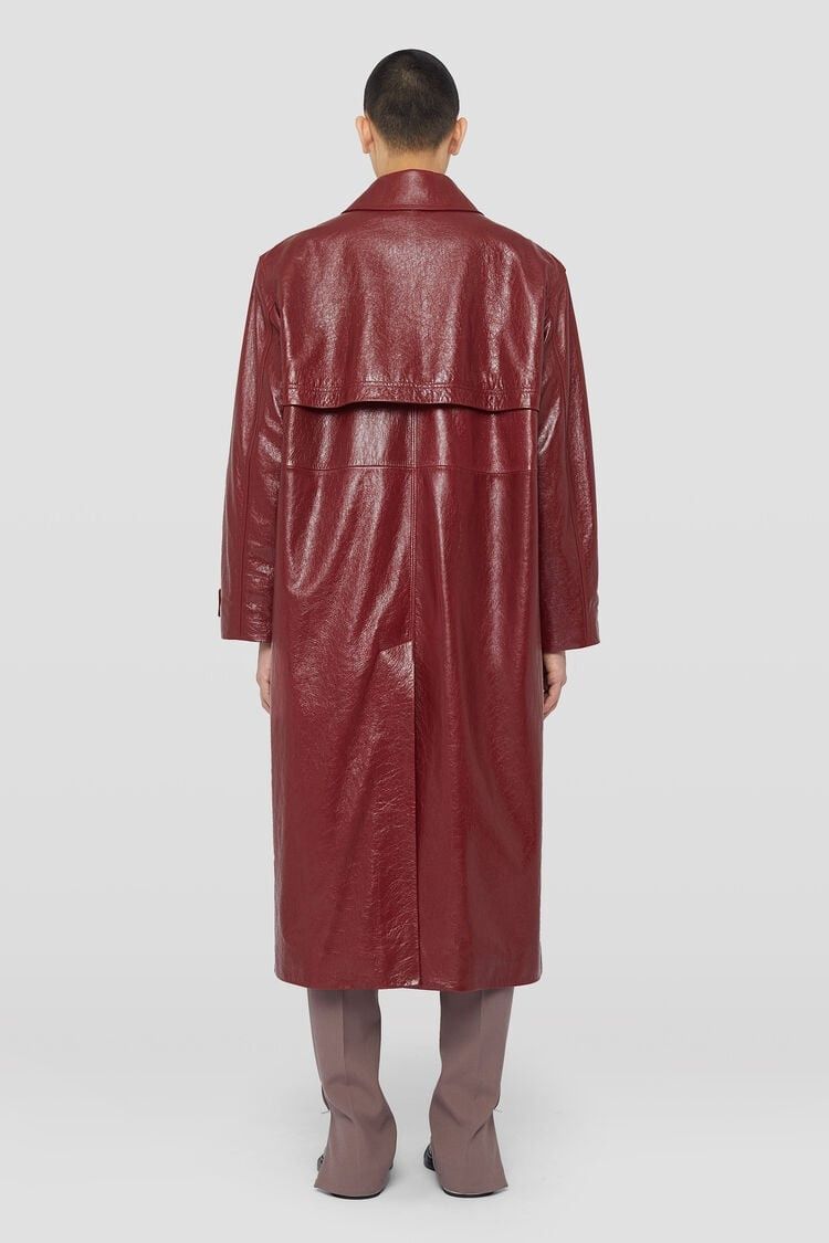 Jil Sander o1w1db10825 Sport Coat in Burgundy Size US XL / EU 56 / 4 - 3 Thumbnail