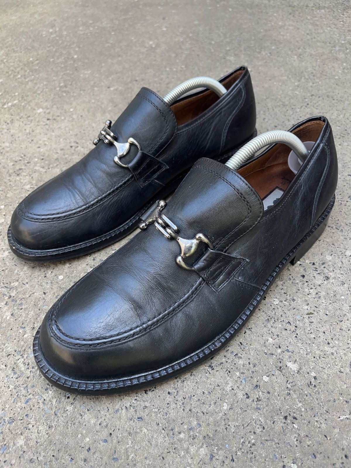 Genuine Leather Vintage Massive Loafers Genuine Leather Horsebit Bugatti Size US 10 / EU 43 - 1 Thumbnail
