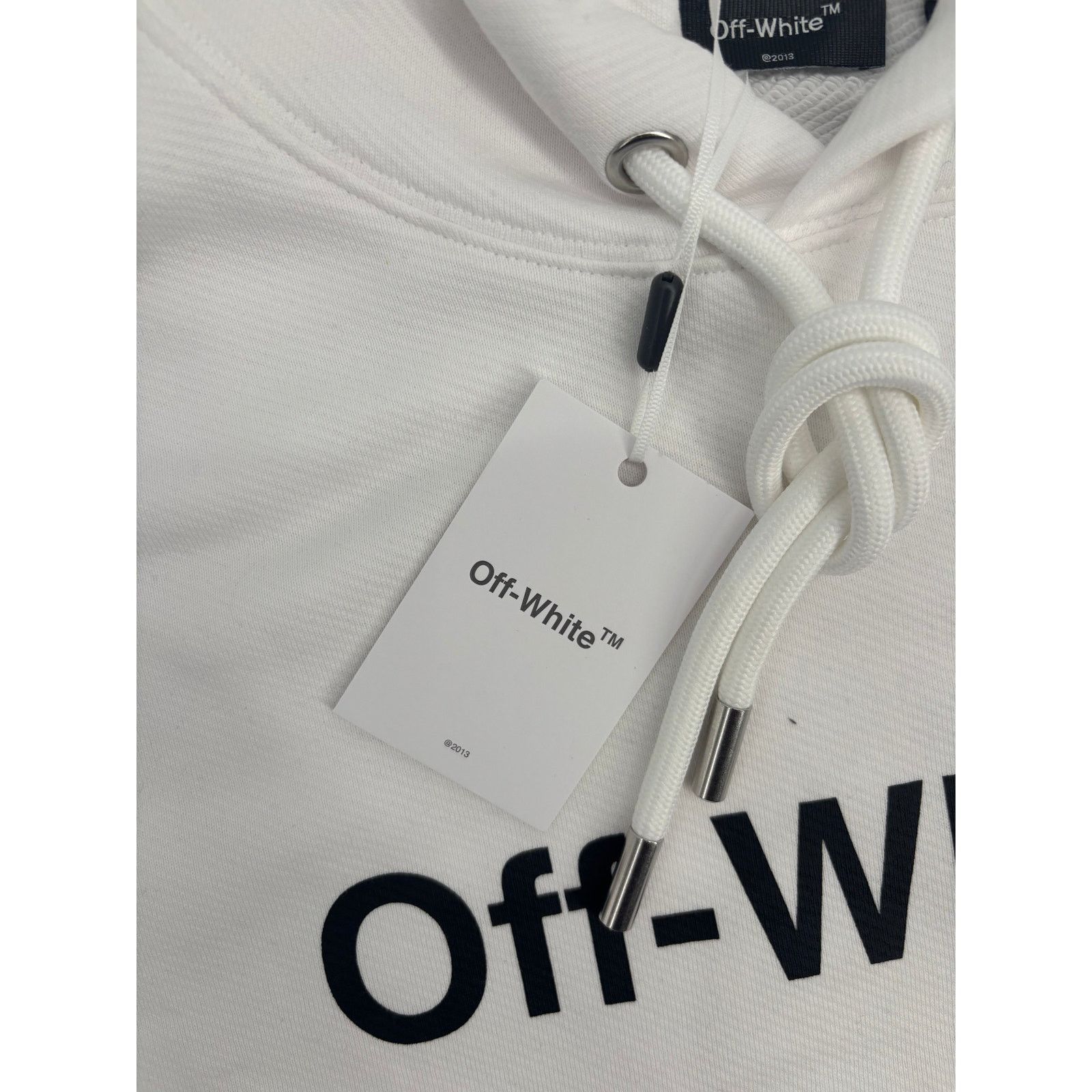 Off-White Off-White White Pullover Hoodie Size Medium Size US M / EU 48-50 / 2 - 3 Thumbnail