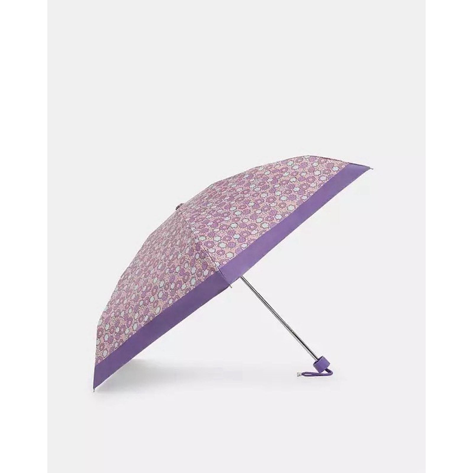Coach NWT Coach UV Protection Mini Umbrella Silver Lily CBM51 Size ONE SIZE - 5 Thumbnail