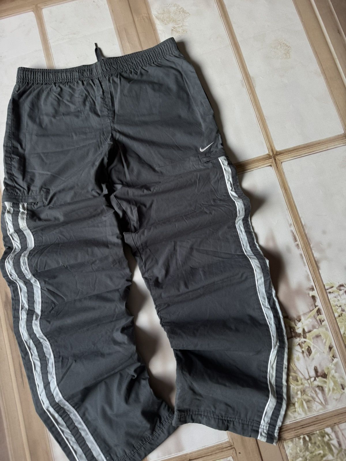 Nike 🔥 Rare 90s/00s Vintage Nike Track Pants Size US 32 / EU 48 - 3 Thumbnail