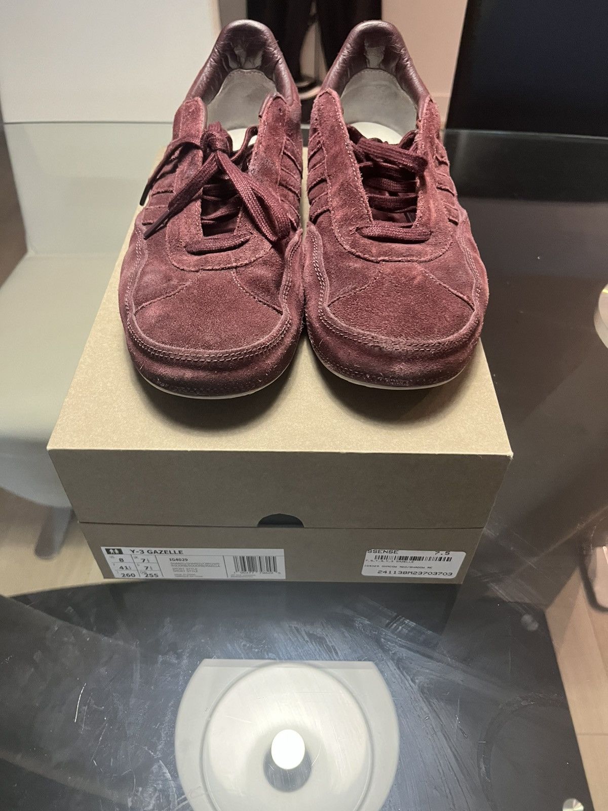 Y-3 Y-3 Gazelle "Shadow Red" Size US 8 / EU 41 - 1 Thumbnail