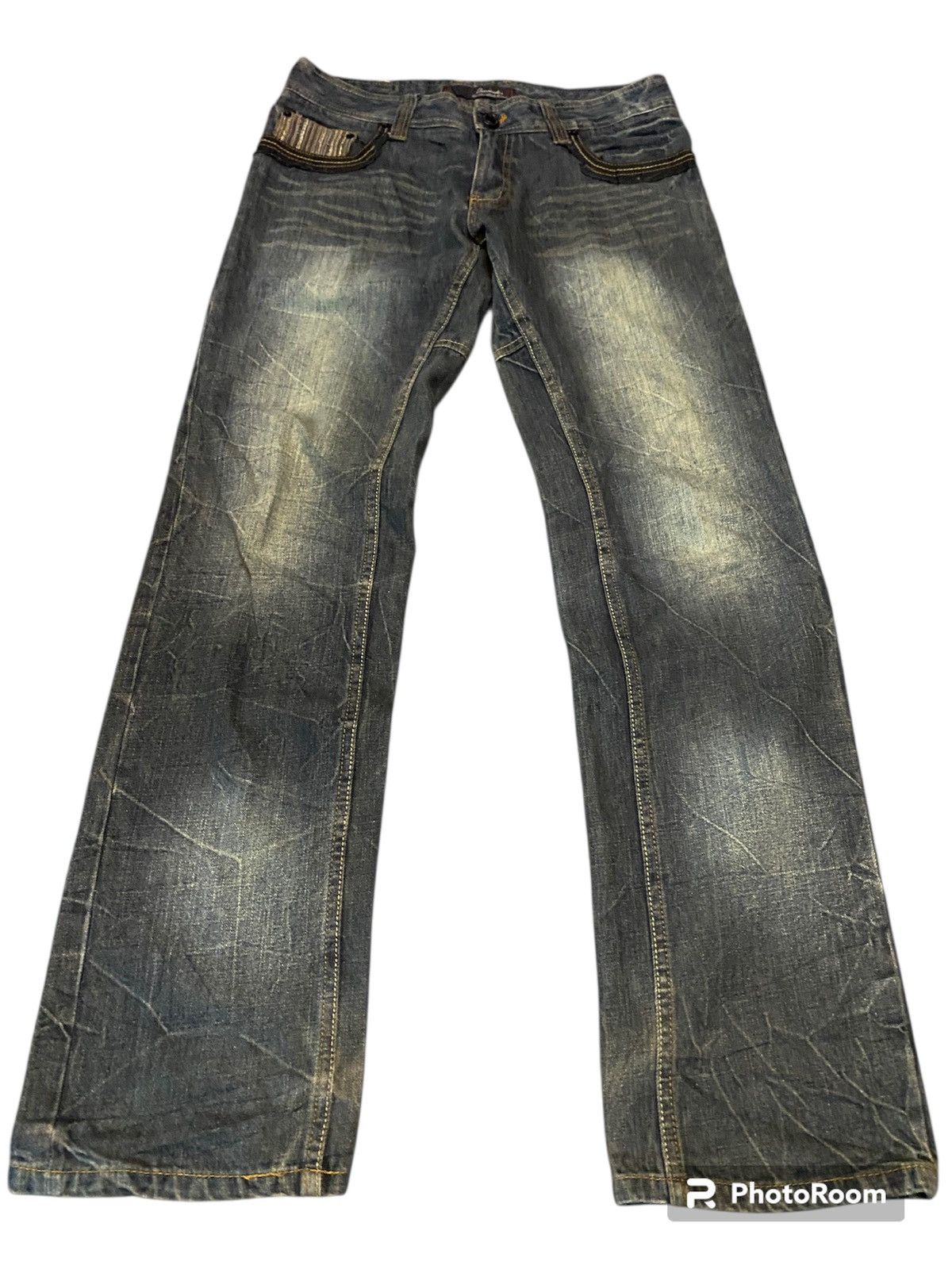Japanese Brand Japan 🇯🇵 hand crafted jeans Size US 32 / EU 48 - 2 Thumbnail