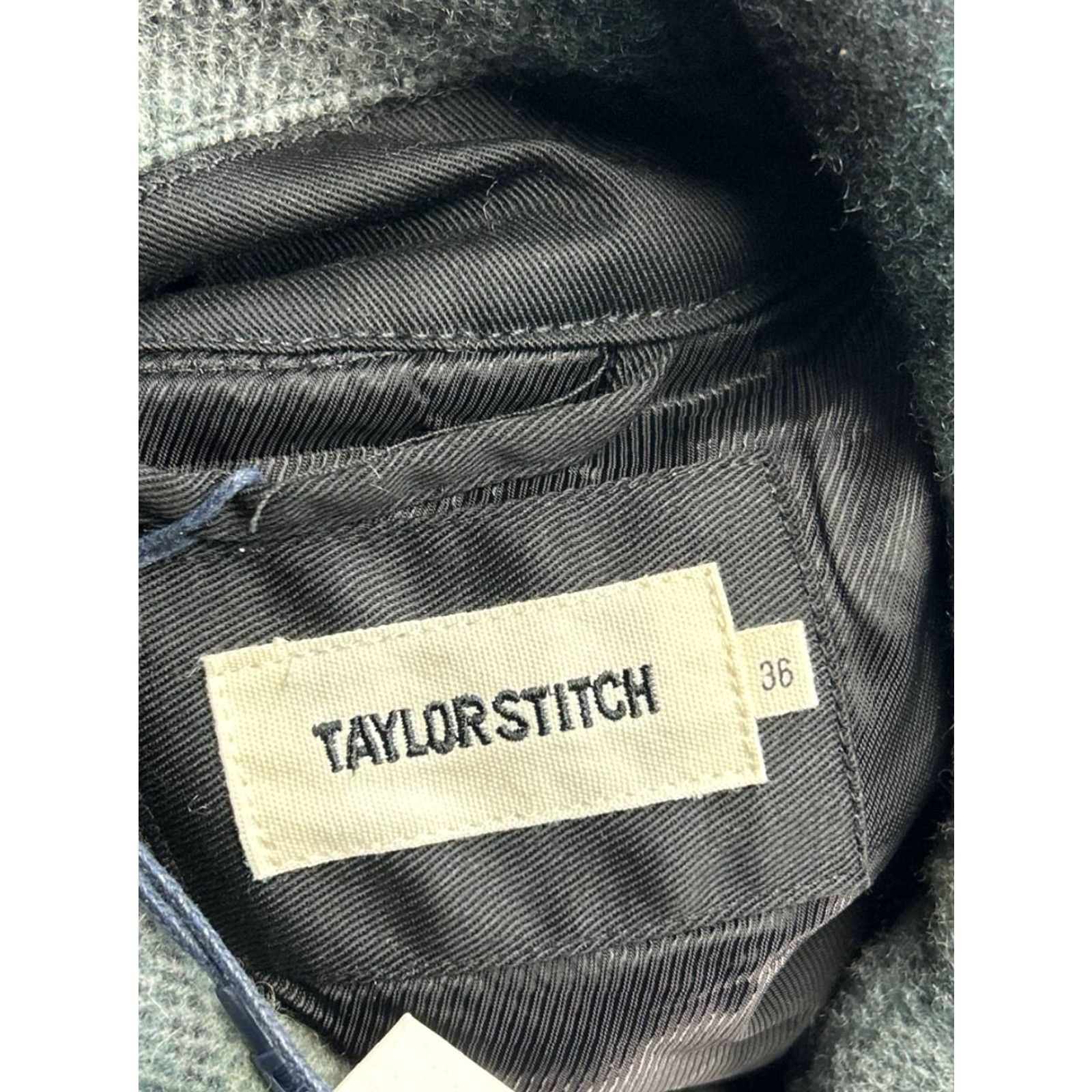 Taylor Stitch Taylor Stitch Jacket Mens 36 XS Blue Wool Over Sized Full Zip New Size US XXS / EU 40 - 3 Thumbnail