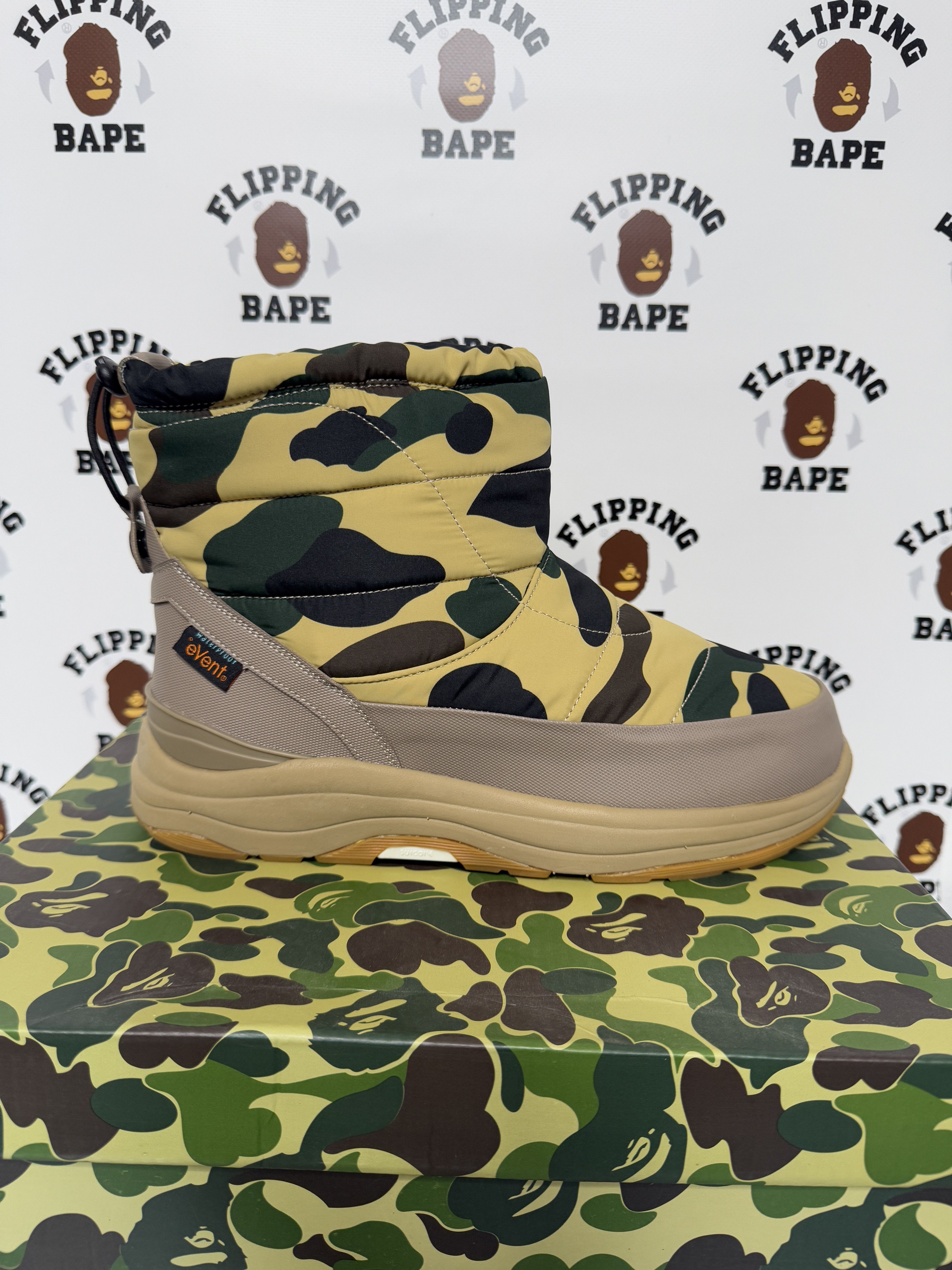 Bape × Suicoke BAPE X SUICOKE BOWER BOOTS YELLOW Size US 9 / EU 42 - 3 Thumbnail