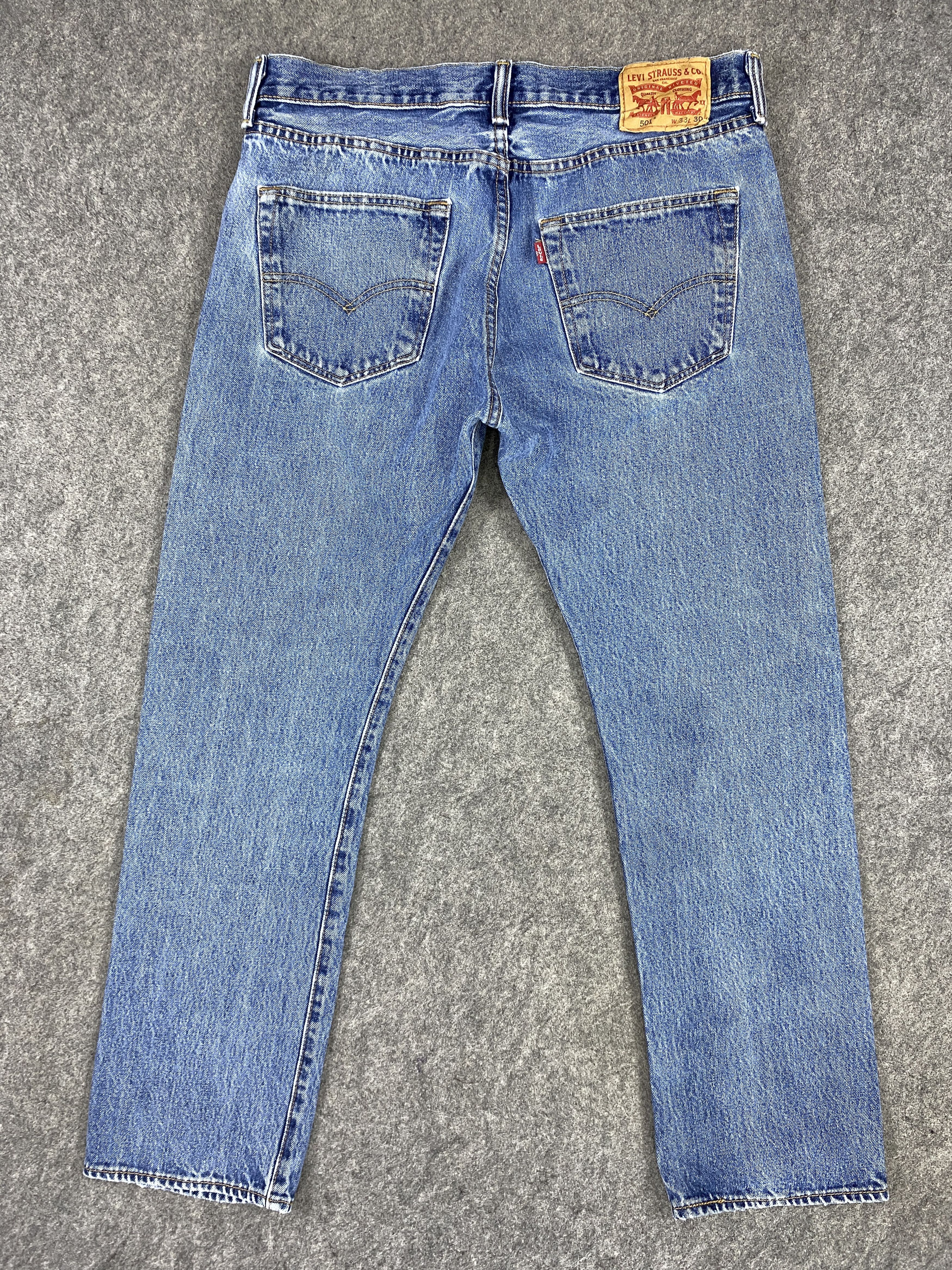 Levi's Blue Vintage Levi's 501 Jeans 34x29.5 Denim JN1536 Size US 34 / EU 50 - 2 Thumbnail