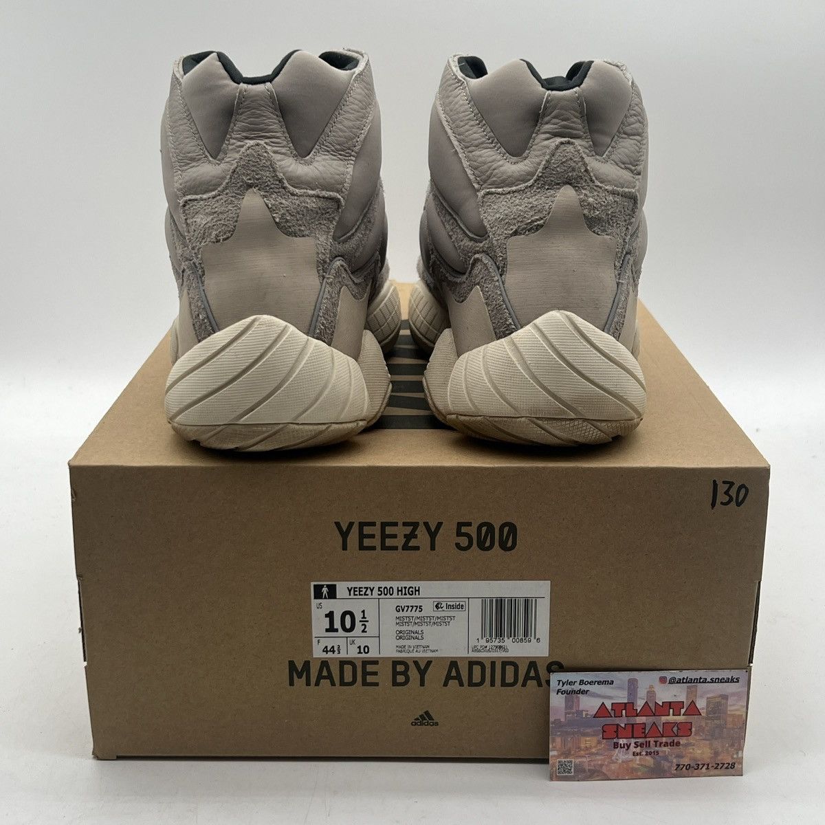 Adidas Yeezy 500 high mist stone Size US 10.5 / EU 43-44 - 3 Thumbnail