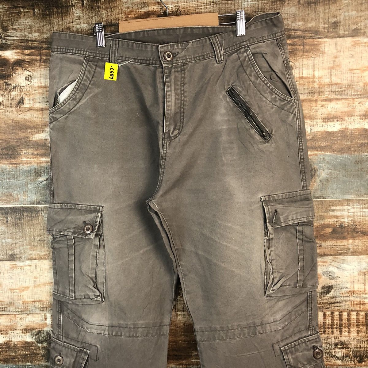 Japanese Brand DL Japanese Brand Brown Cargo Multipocket Pants #C657 Size US 36 / EU 52 - 4 Thumbnail