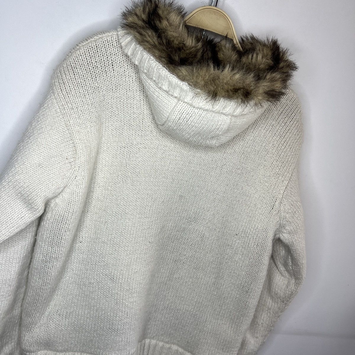 If Six Was Nine × Japanese Brand × Le Grande Bleu (L.G.B.) Fur Hoodie Ifsixwasnine LGB Style Y2K Japanese Brand Size US M / EU 48-50 / 2 - 10 Thumbnail