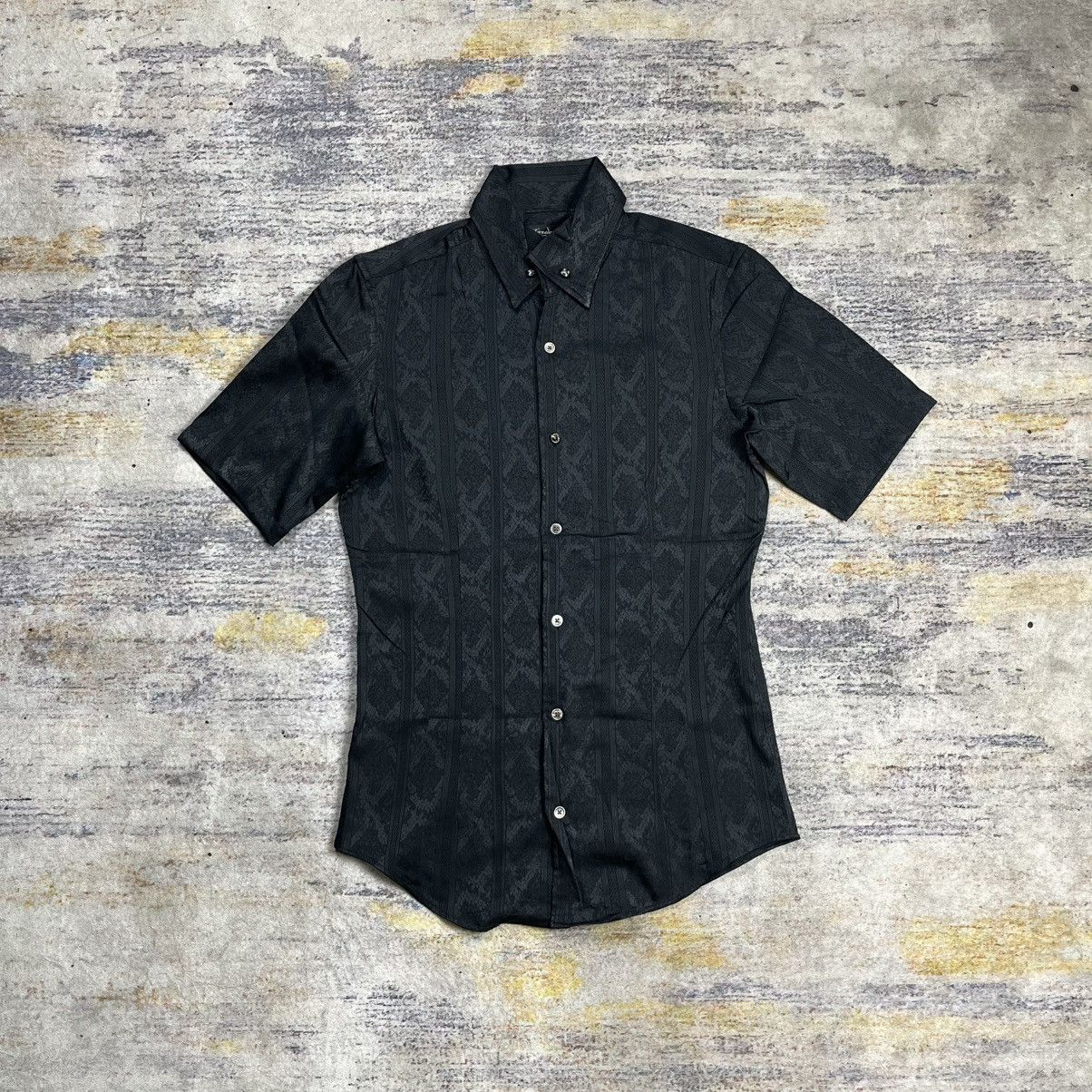 トップス TORNADO MART python design shirt LL Tornado Mart Tornado mart snakeskin shirt | Grailed