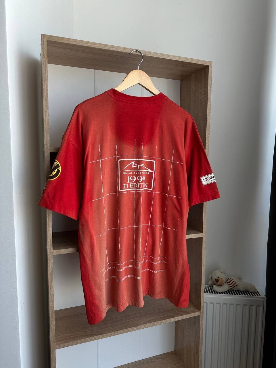 Ferrari × Vintage Vintage Ferrari Racing Formula Uno Red T-Shirt Size US XL / EU 56 / 4 - 11 Thumbnail