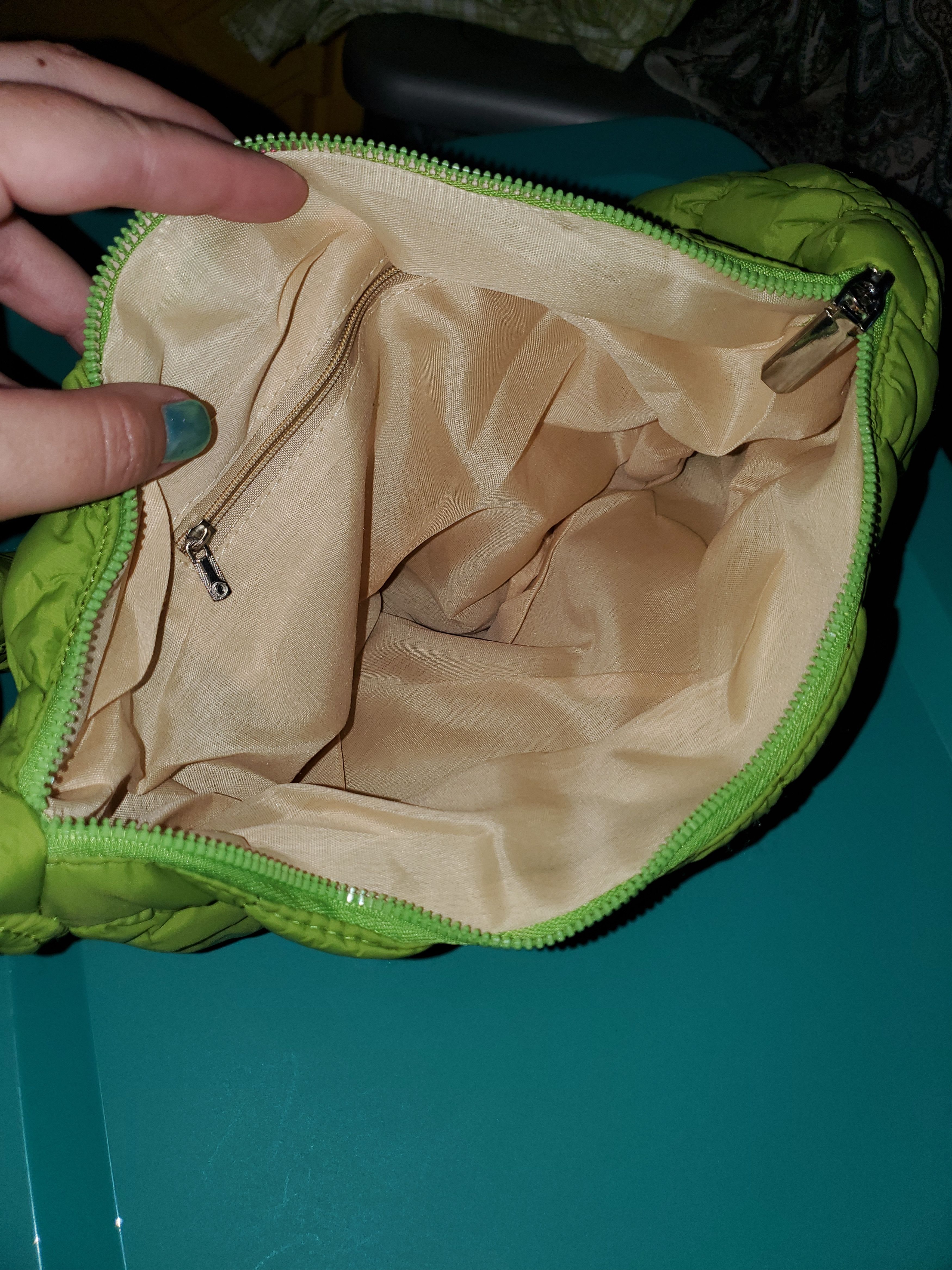 Other Brand new green quilted puffer shoulder bag Size ONE SIZE - 4 Thumbnail