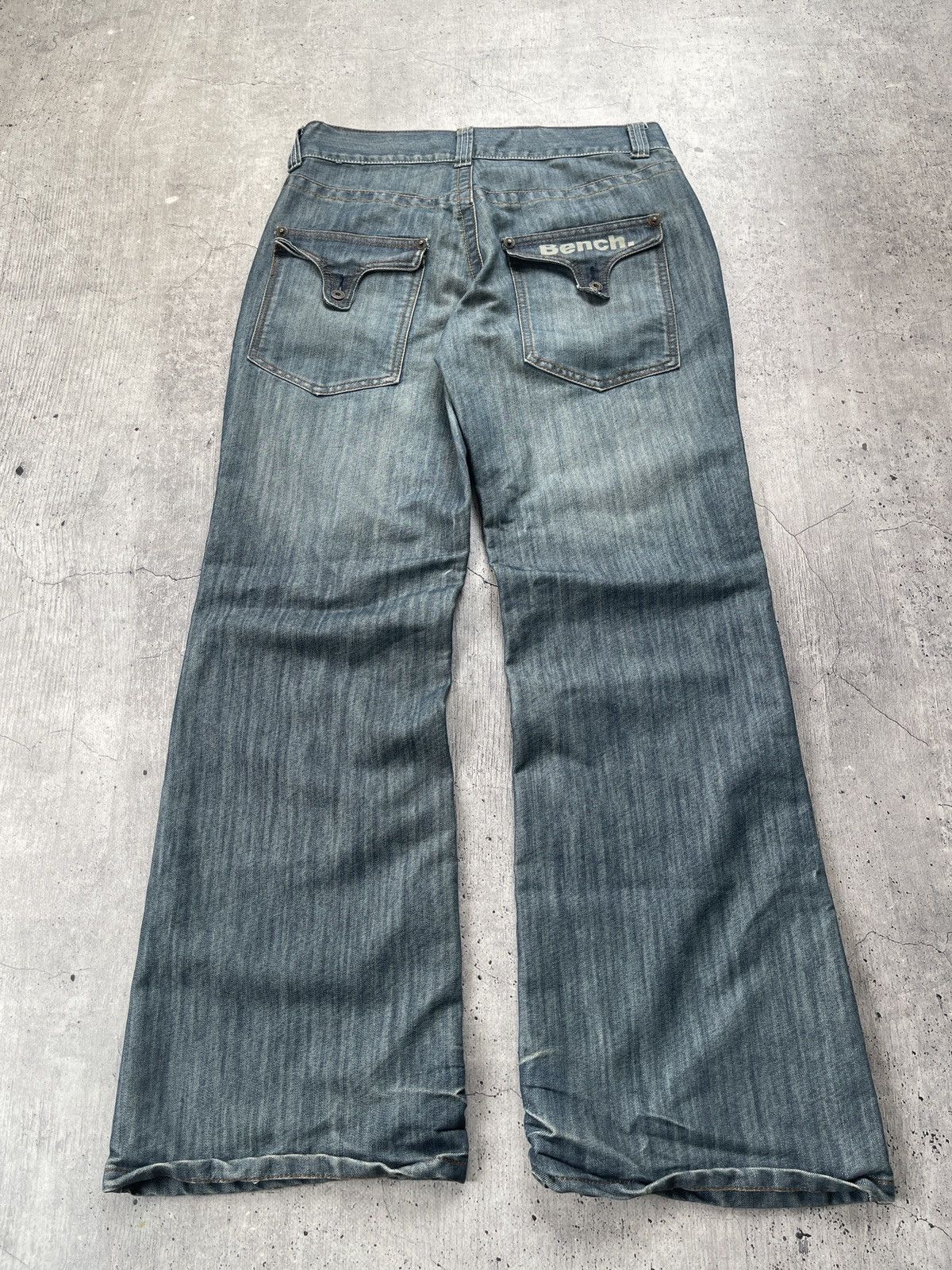 Bench × Vintage Vintage Y2K Bench Jeans Pants Faded Size US 30 / EU 46 - 2 Thumbnail