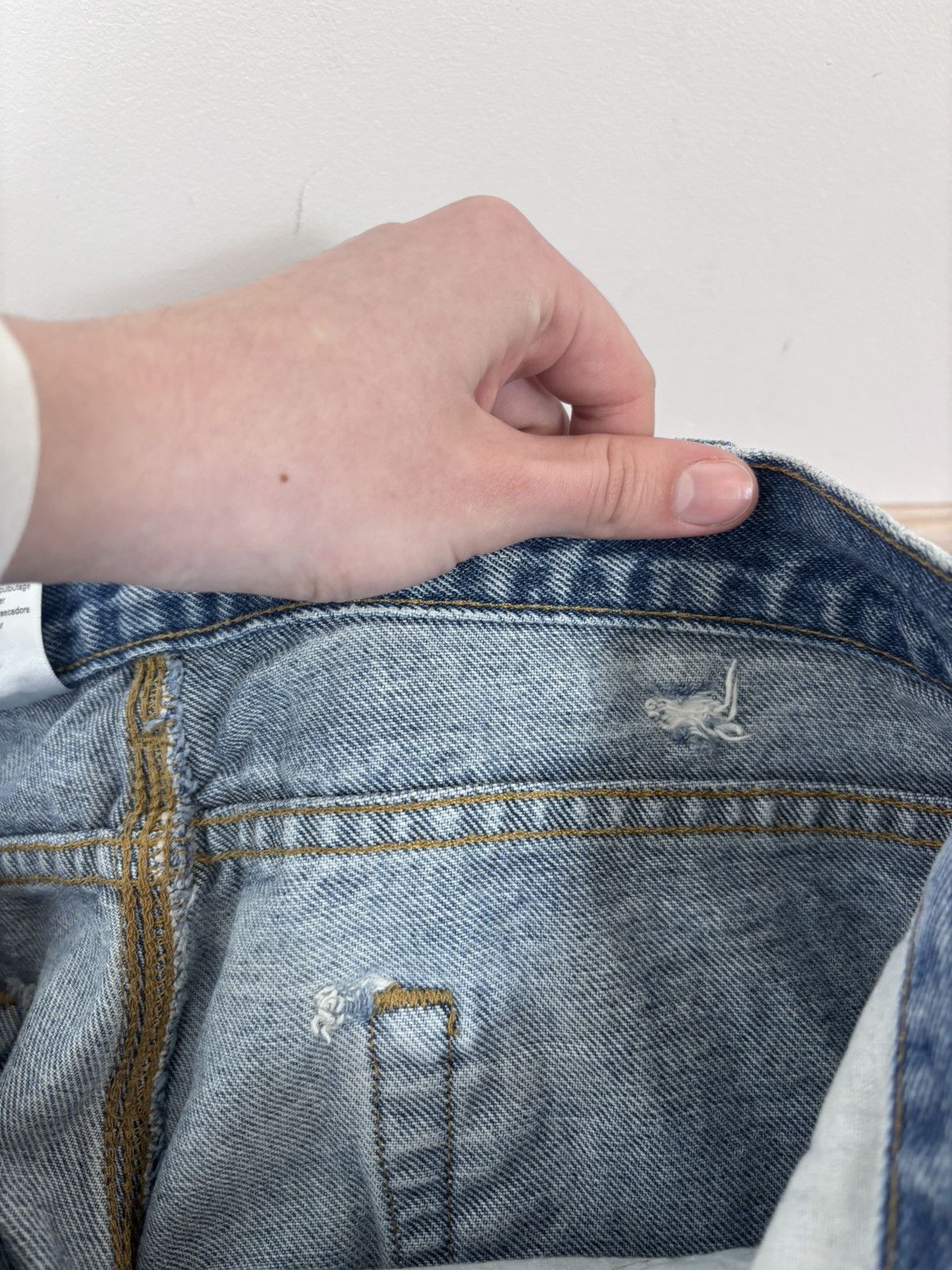 Carhartt Carhartt Men’s Denim Jeans B171 DST Relaxed Fit Distressed Size US 36 / EU 52 - 20 Thumbnail