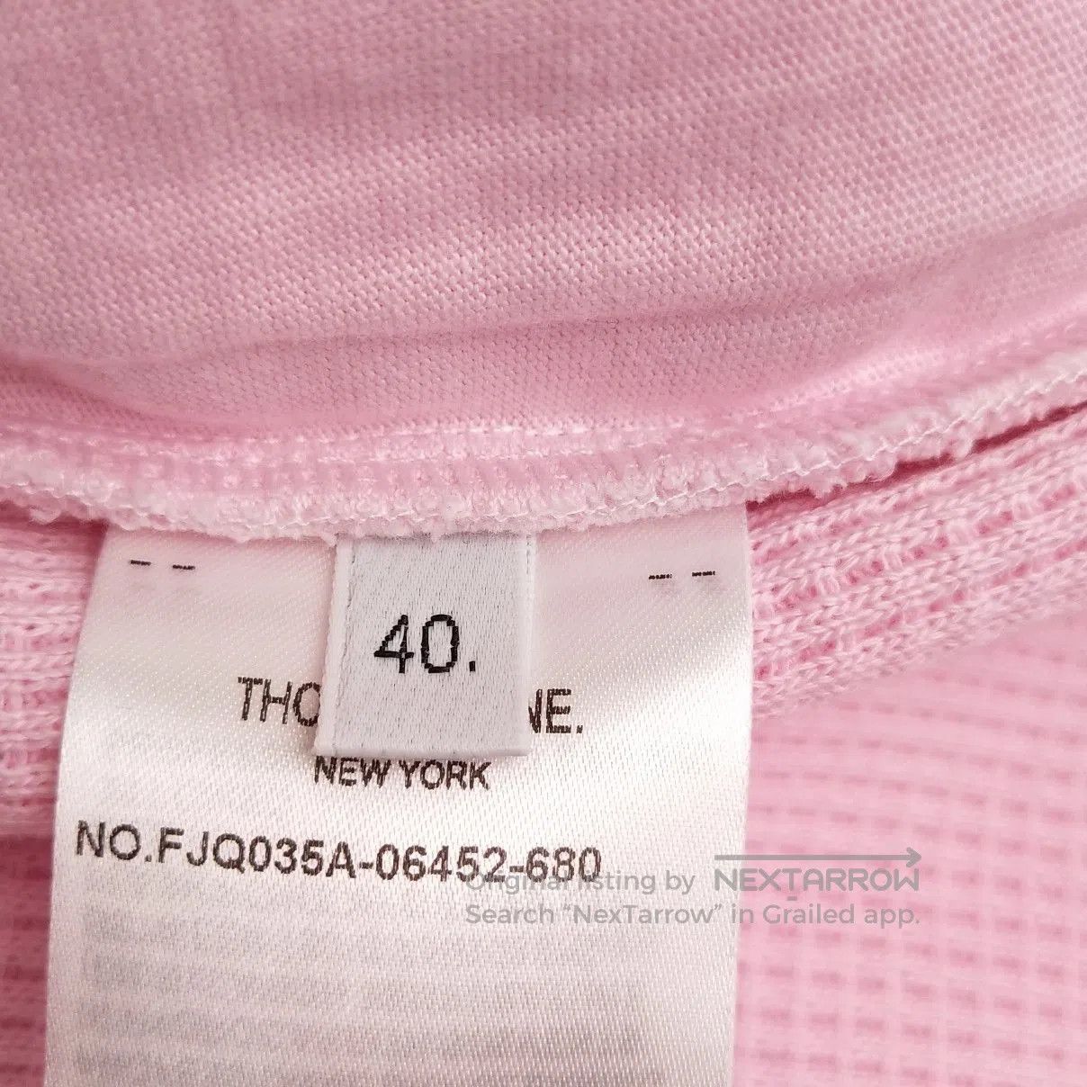 Thom Browne Thom Browne Pink Striped Cotton Sweatpants M. Size 39" - 4 Thumbnail