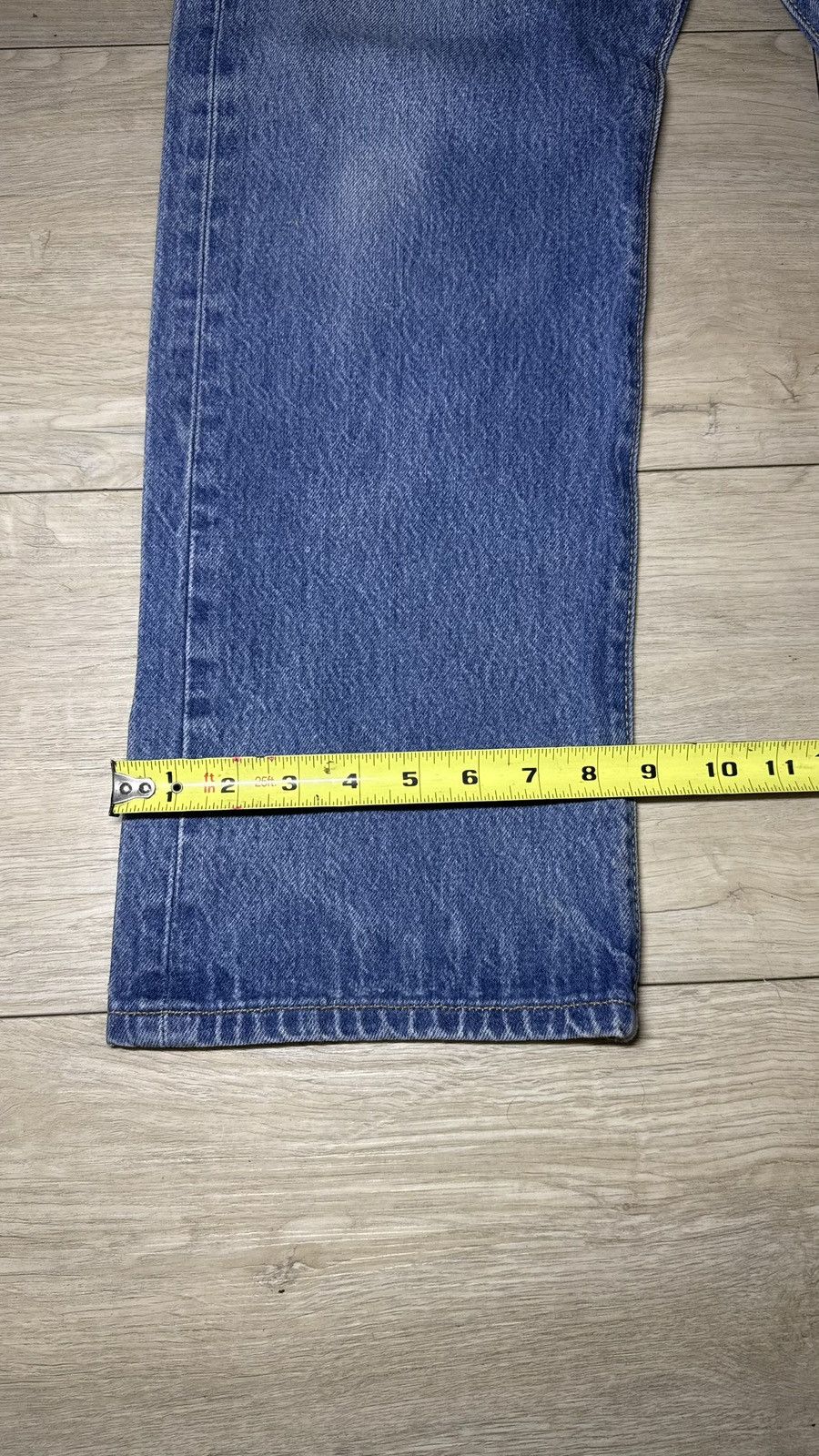 Levi's Vintage 1990s Levi’s 501 XX 34 x 32 Baggy Blue Wash Denim Size US 34 / EU 50 - 7 Thumbnail
