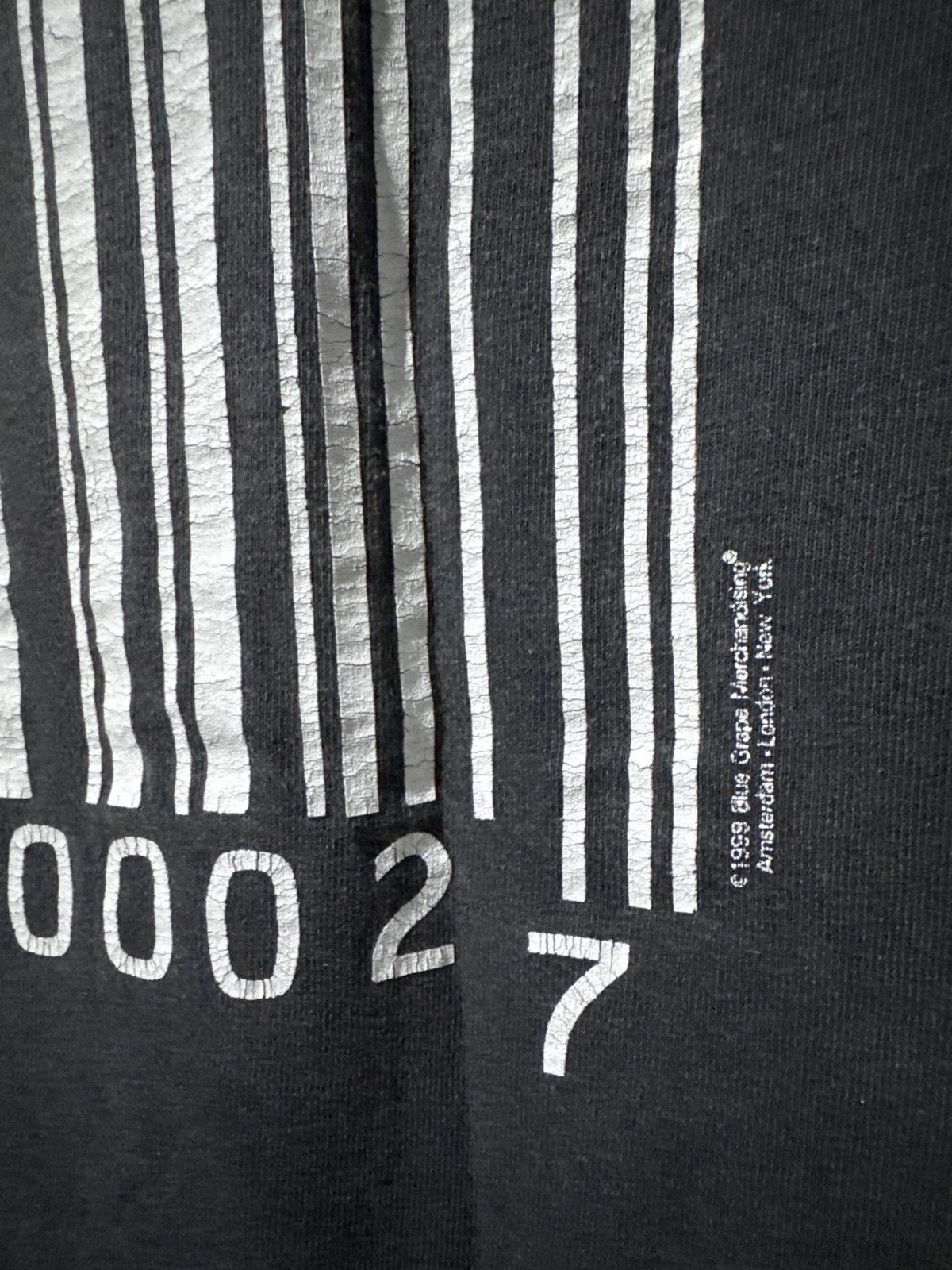 Band Tees Vintage 99's Slipknot Barcode Metal Band Logo Black Size US XL / EU 56 / 4 - 10 Thumbnail