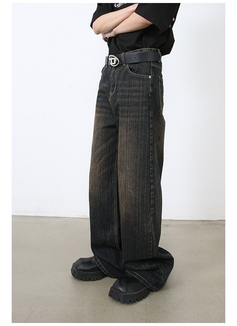 Japanese Brand × Jean American style distressed washed street vintage jeans Size US 32 / EU 48 - 4 Thumbnail