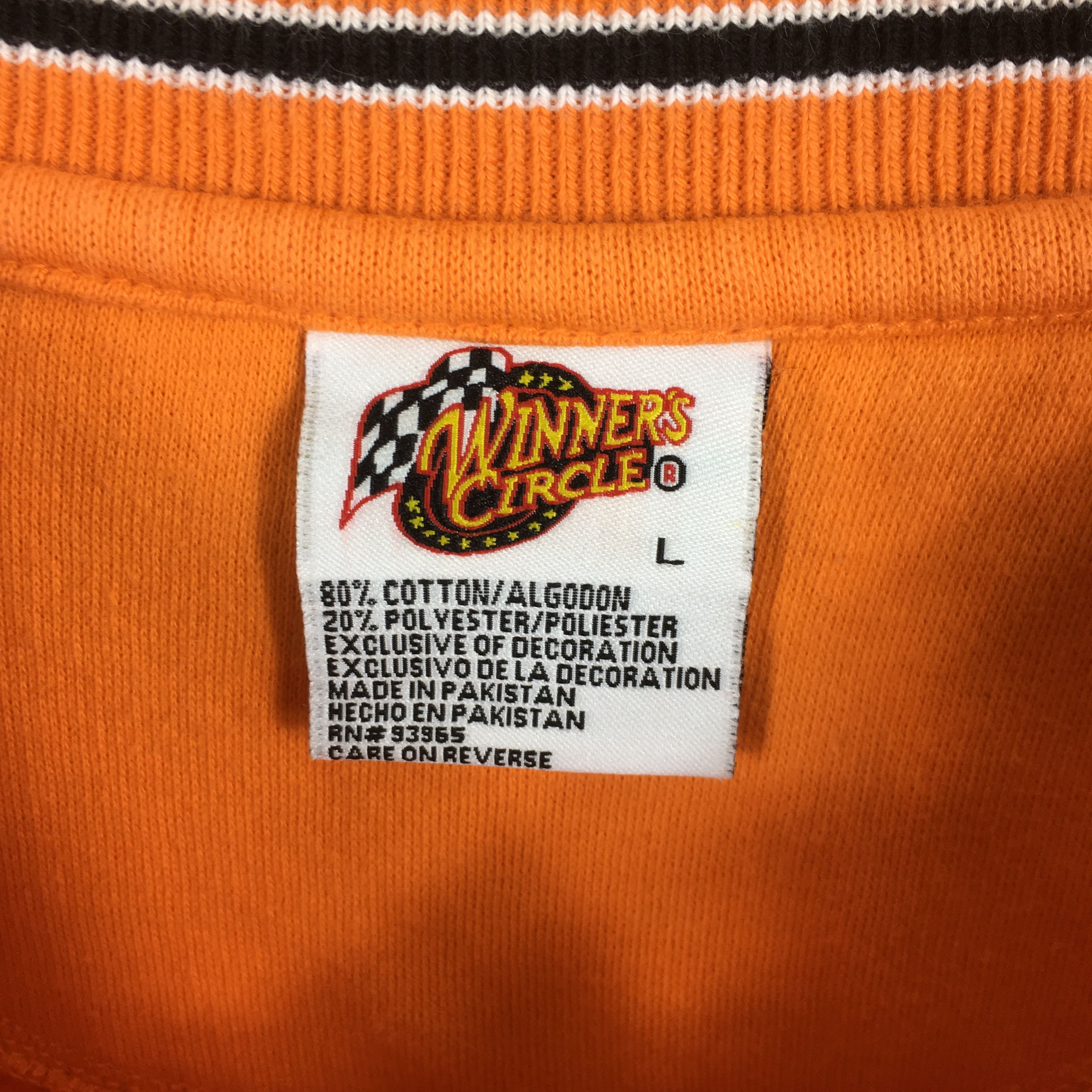 NASCAR × Vintage Vintage Nascar Tony Stewart 20 Orange Sweatshirt Large Size US L / EU 52-54 / 3 - 5 Thumbnail