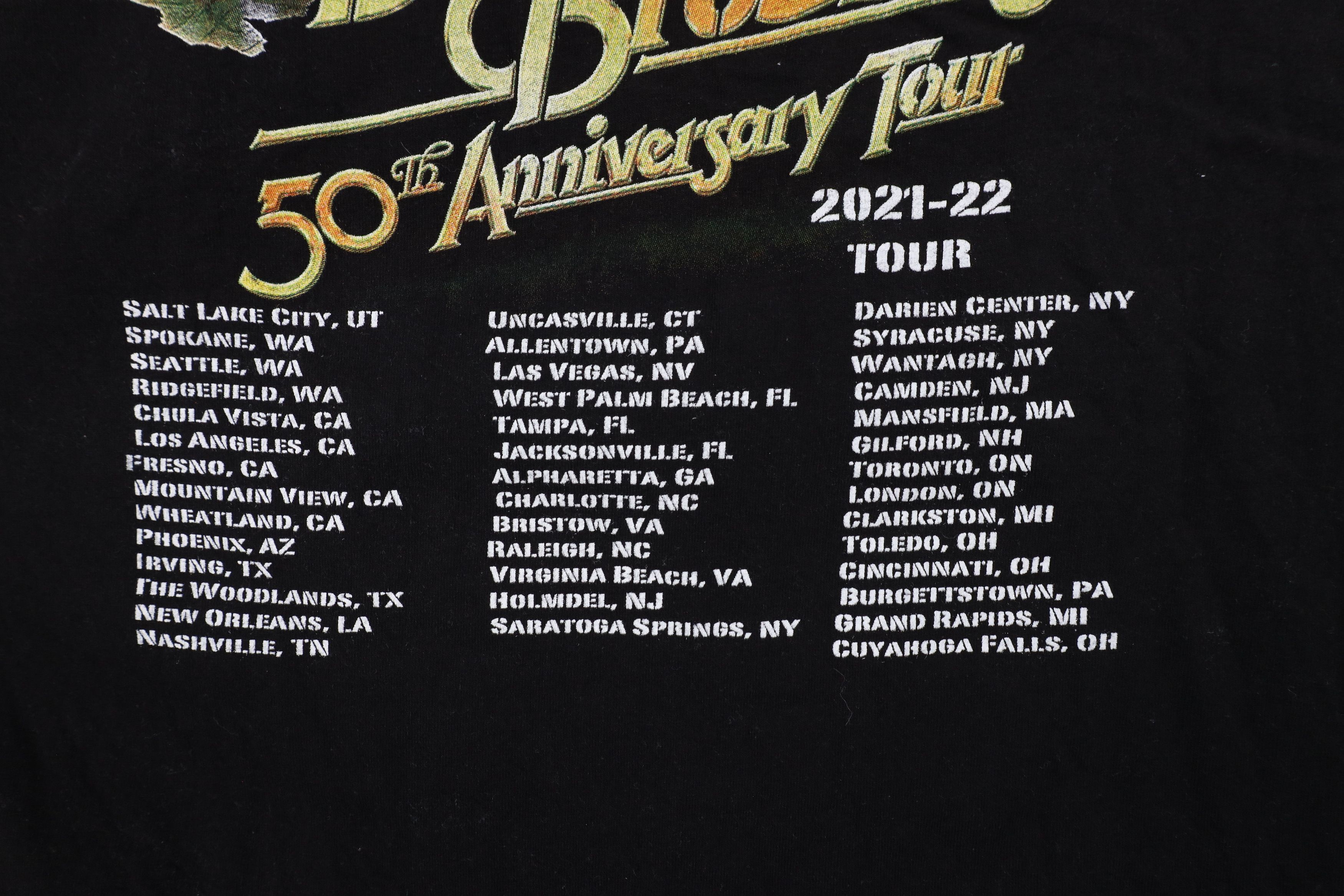 Vintage Y2K 50th Anniversary Tour The Doobie Short Sleeve T-Shirt Size US XL / EU 56 / 4 - 10 Thumbnail