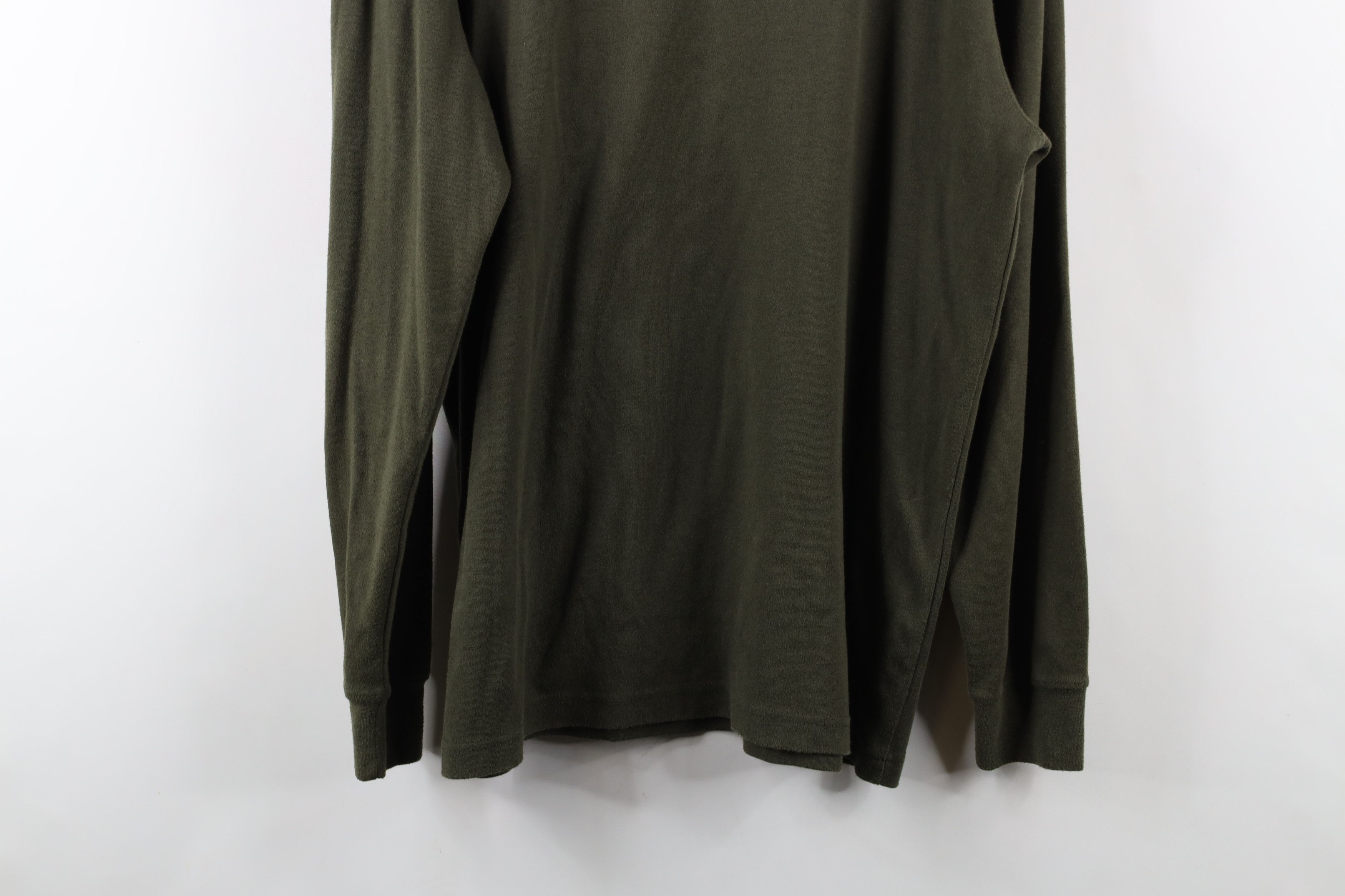 Vintage Vintage 90s Streetwear Blank Long Sleeve Turtleneck T-Shirt Size US M / EU 48-50 / 2 - 9 Thumbnail