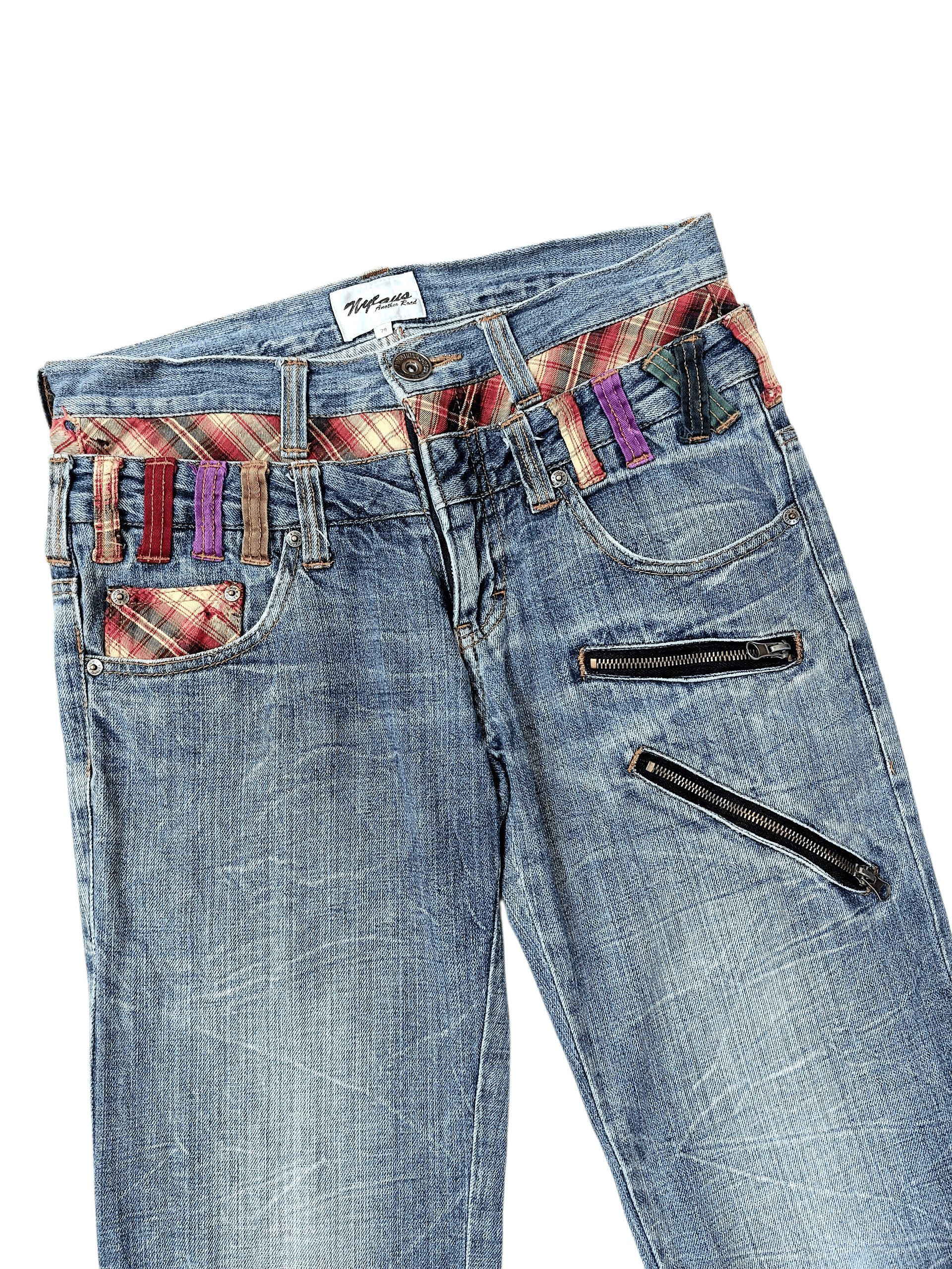 Vintage Nylaus Double Waist Seditionaries Denim Size US 30 / EU 46 - 4 Thumbnail