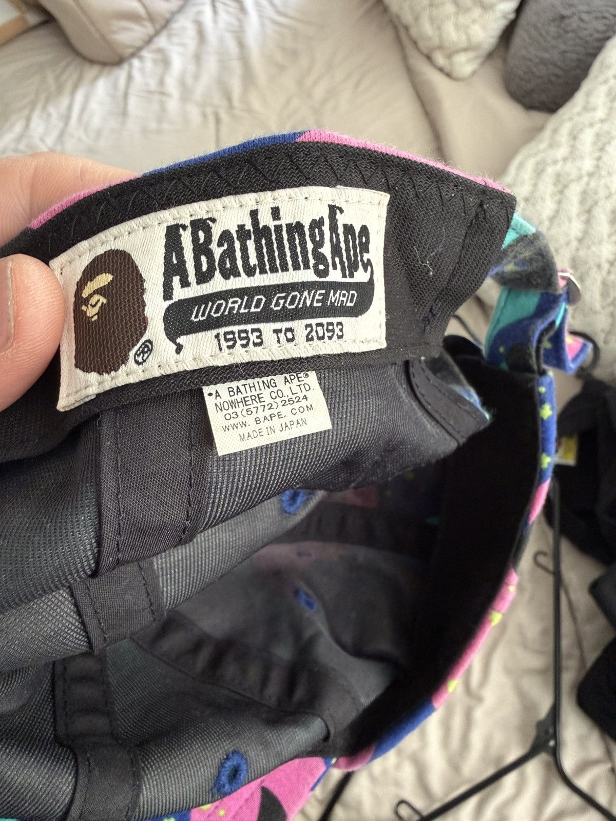 Kid Cudi Bape x Kid Cudi Moon Man Camo Panel Cap Size ONE SIZE - 3 Thumbnail