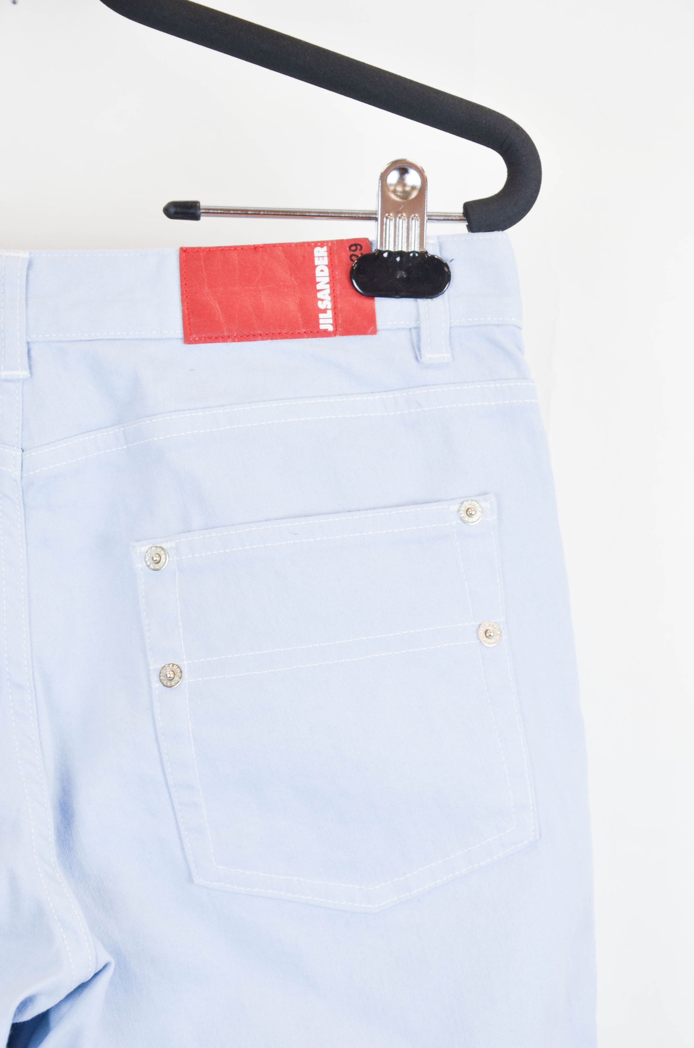 Jil Sander JIL SANDER Light Blue Straight Leg Pants – Size 29 Size US 29 - 11 Thumbnail