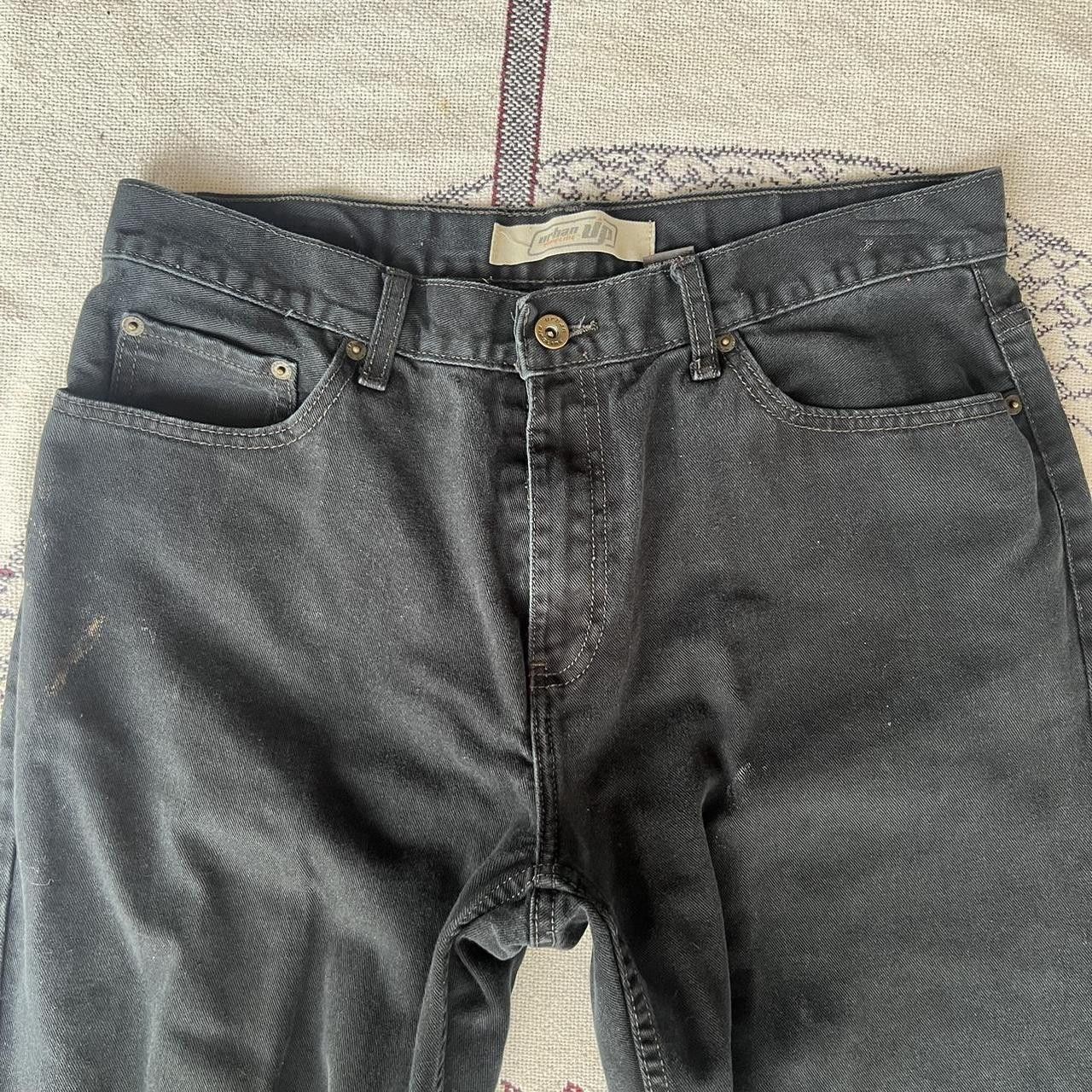 Vintage Vintage 2000s/Y2K Baggy Grunge Skater Style Goth Style Black Denim Jeans! Size US 34 / EU 50 - 5 Thumbnail