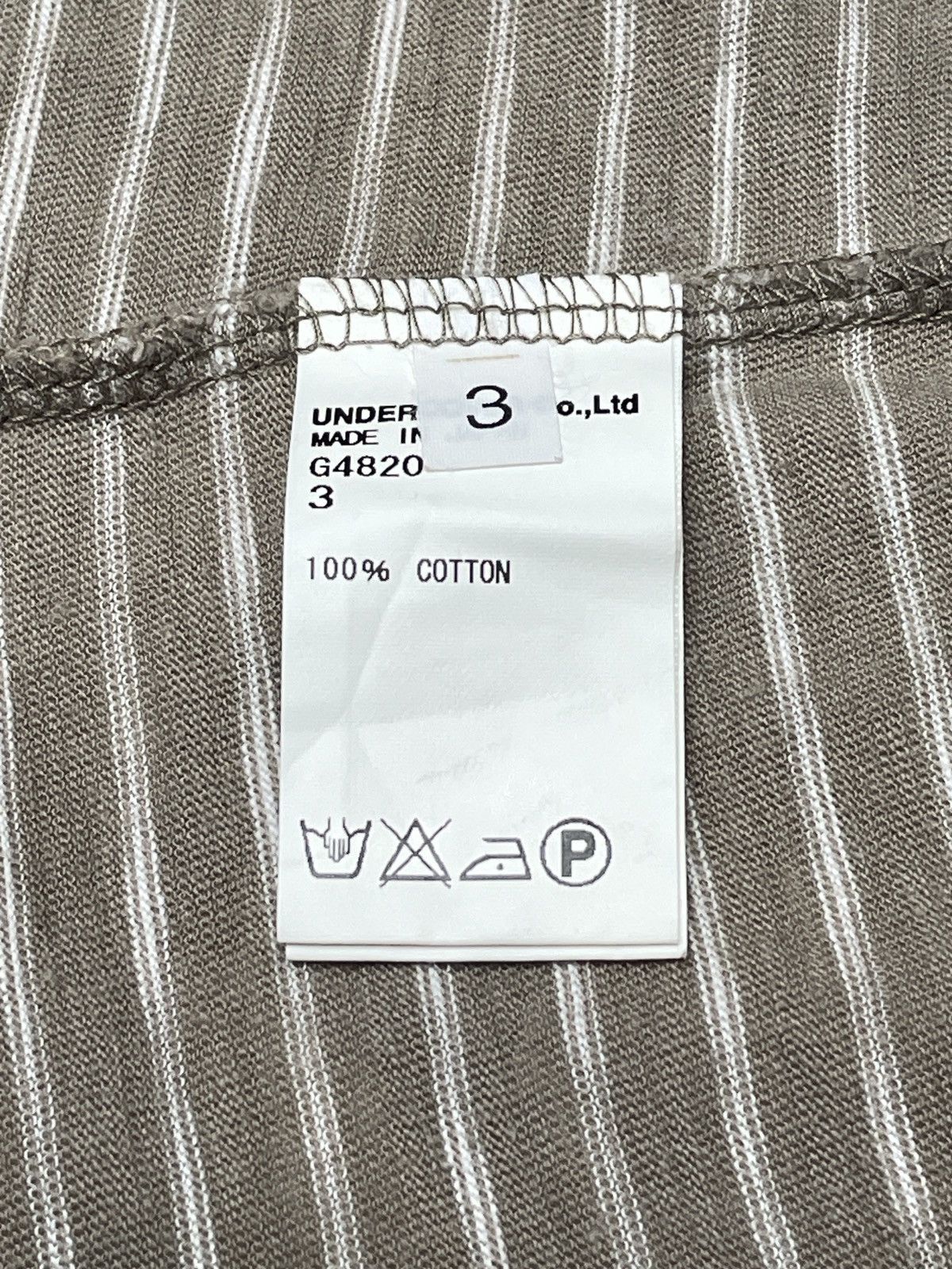 Japanese Brand × Undercover × Vintage Vintage Brand Undercover Striped T-Shirt 2000s Size US M / EU 48-50 / 2 - 6 Thumbnail