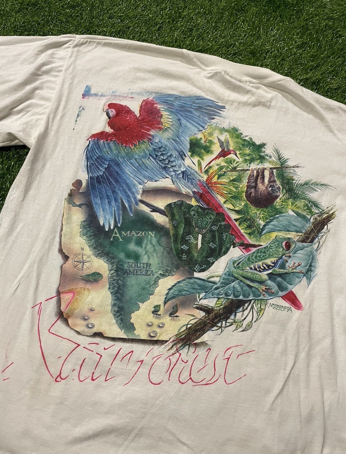 Vintage Vintage Amazon Rainforest Tee Shirt Size XL Size US XL / EU 56 / 4 - 3 Thumbnail