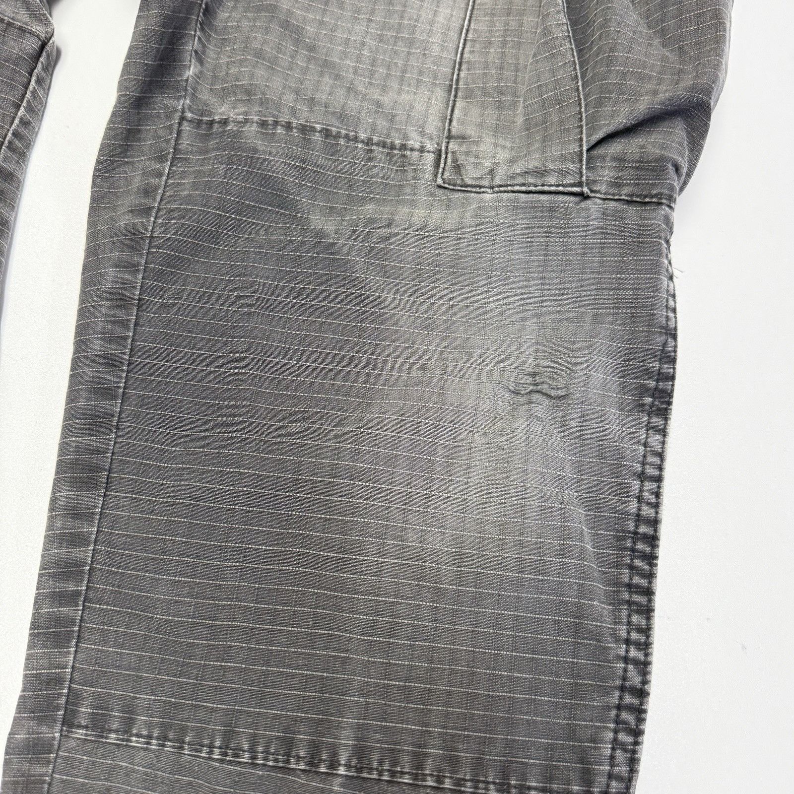 Vintage Vintage Military Trouser Cargo Pants Mens Faded Gray Ripstop Size US 32 / EU 48 - 4 Thumbnail