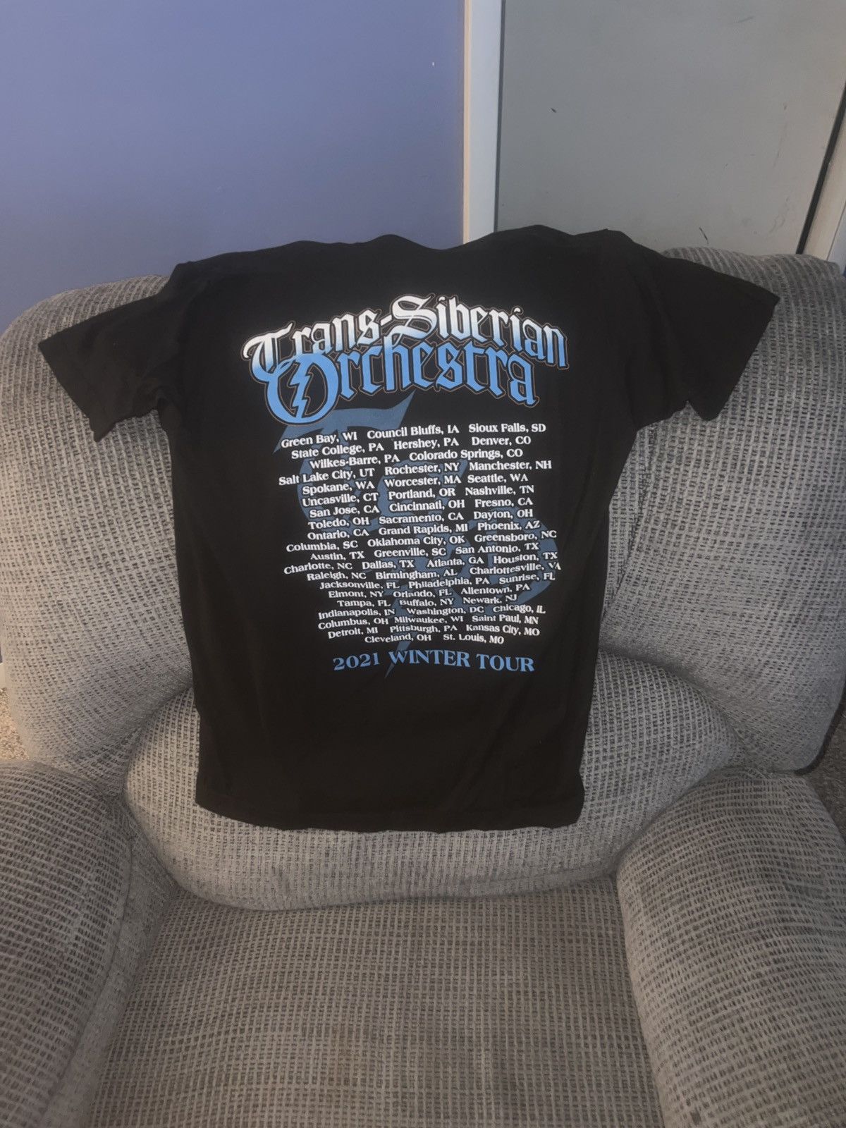 Tultex Tultex Trans-Siberian Orchestra 2021 Winter Tour Violin Tee Size US M / EU 48-50 / 2 - 4 Thumbnail