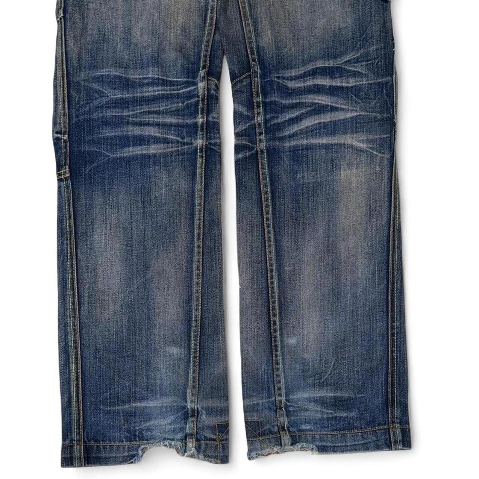 True Religion Rare y2k Vintage Tough Jeansmith military grade denim jeans Size 30" / US 8 / IT 44 - 6 Thumbnail