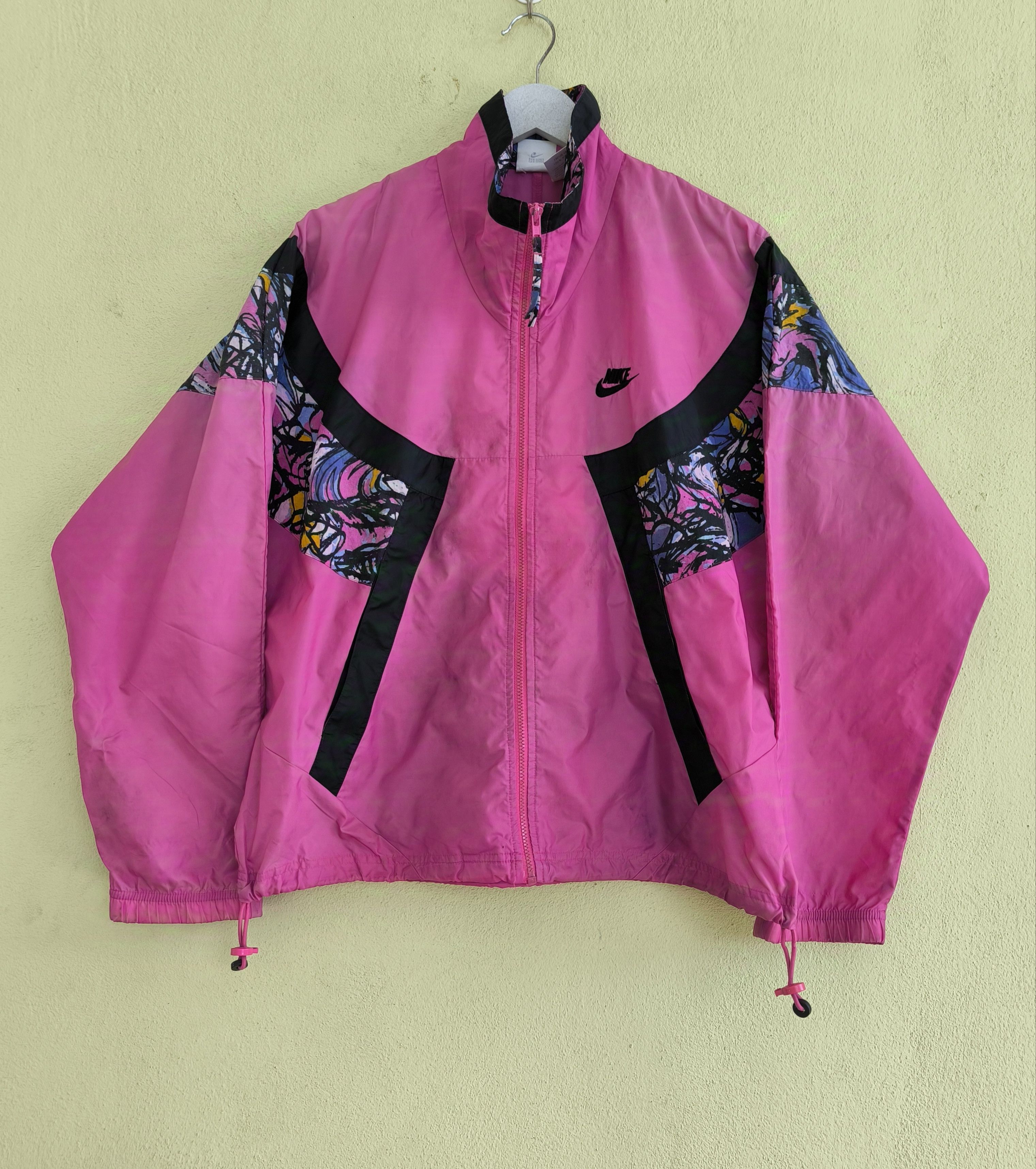 Nike × Vintage Vtg 90's NIKE windbreaker Size US L / EU 52-54 / 3 - 1 Thumbnail