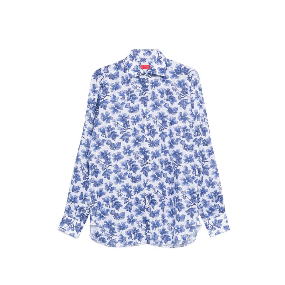 Isaia Isaia WHITE Shirts Size US M / EU 48-50 / 2 - 1 Thumbnail