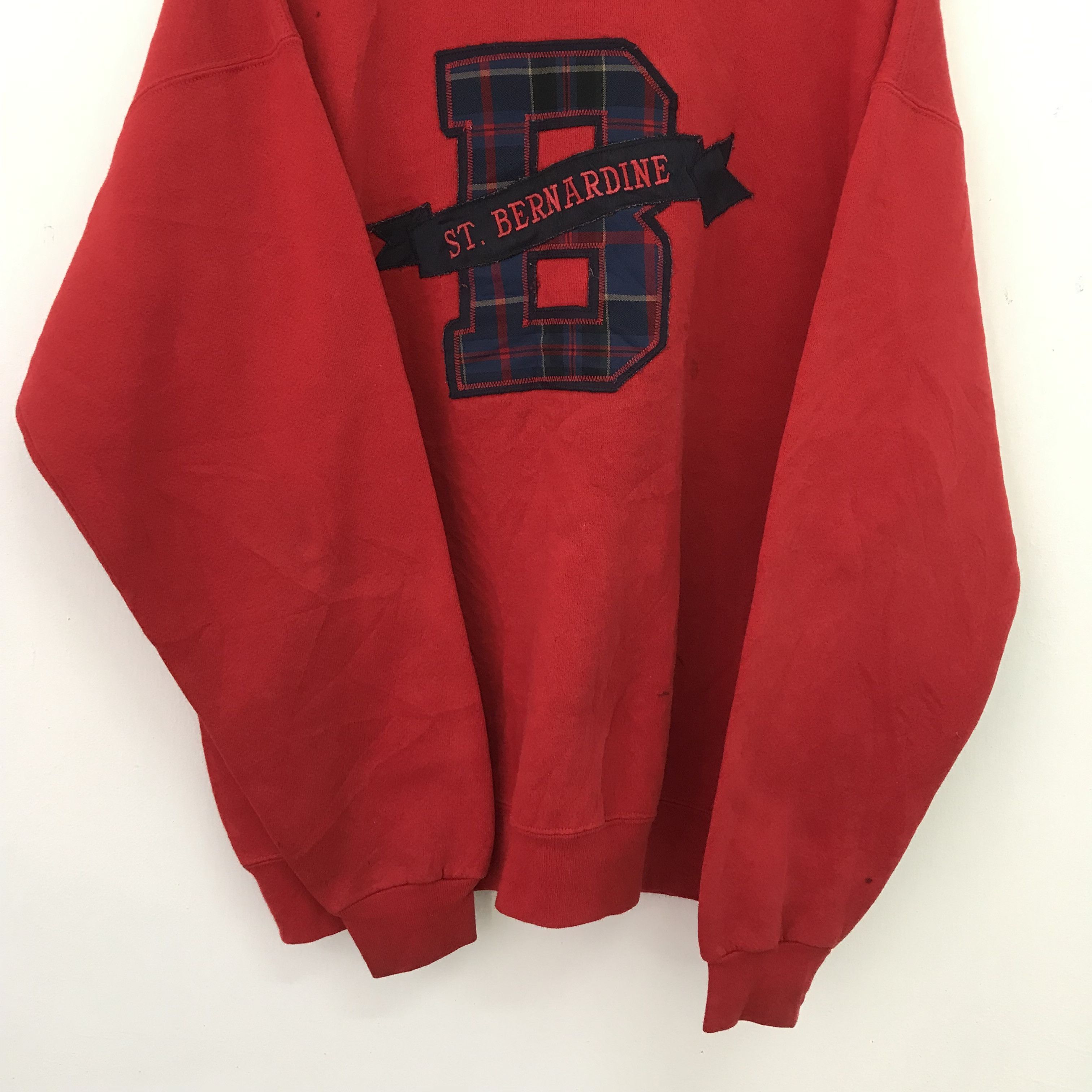 Vintage vintage red sweatshirt - 517 Size US XXL / EU 58 / 5 - 5 Thumbnail