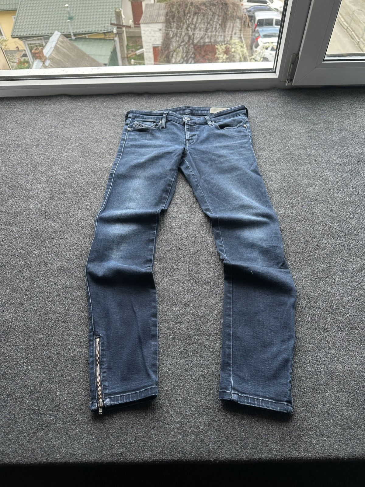 Diesel 🚨 DIESEL IFSIXWASNINE JEANS DENIM RARE Y2K FIT GOTHIC PUNK Size 29" - 2 Thumbnail
