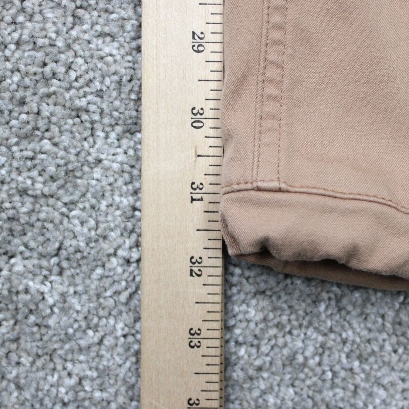 Camel Mugsy Pants Mens Large Beige Traveler Chino Stretch Regular Rise 34x32 Casual Travel Denim? (Note: Rigid) Size US 33 - 3 Thumbnail