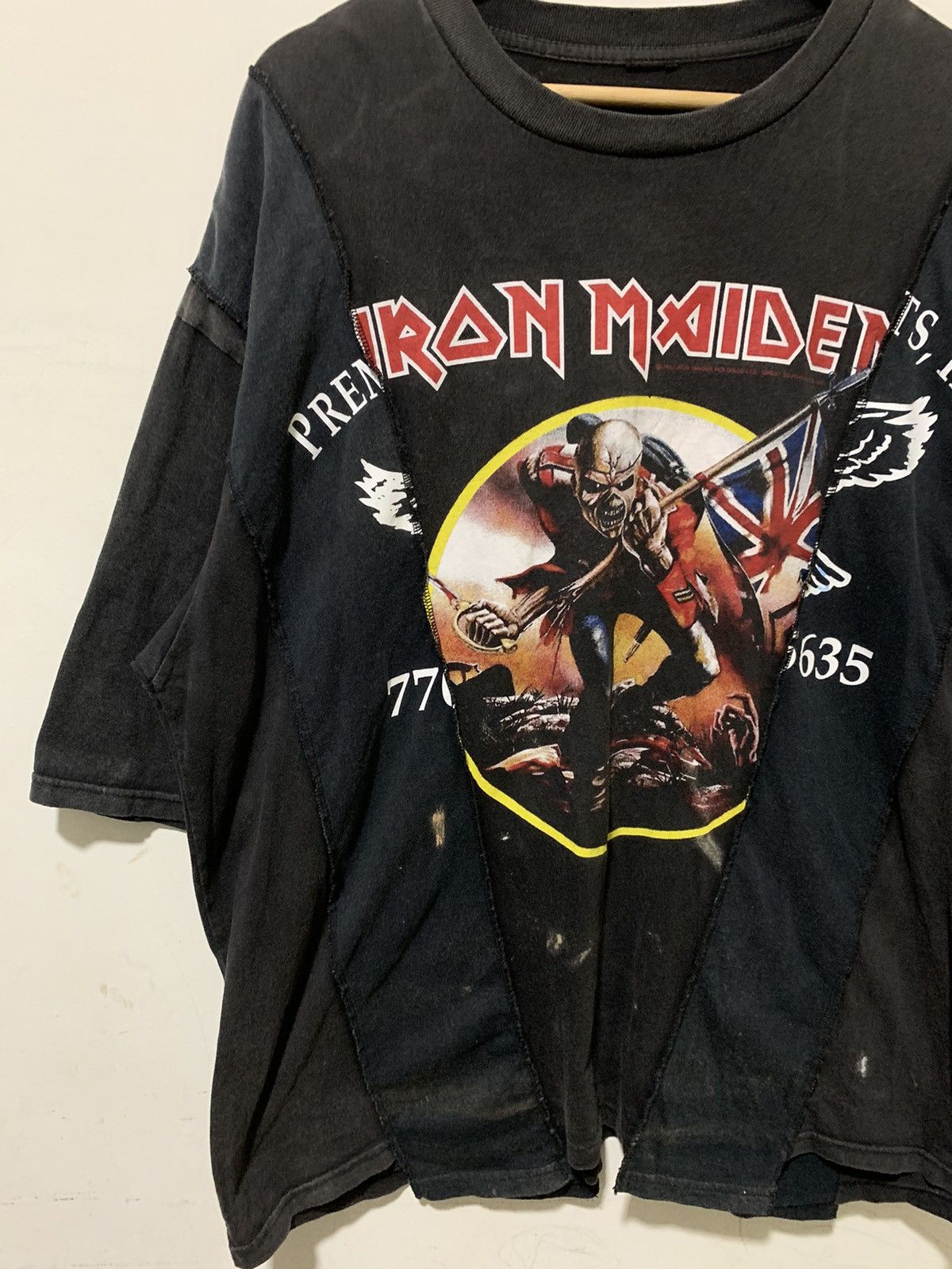 Band Tees Iron Maiden Custom Shirt Big Size Size US XXL / EU 58 / 5 - 3 Thumbnail