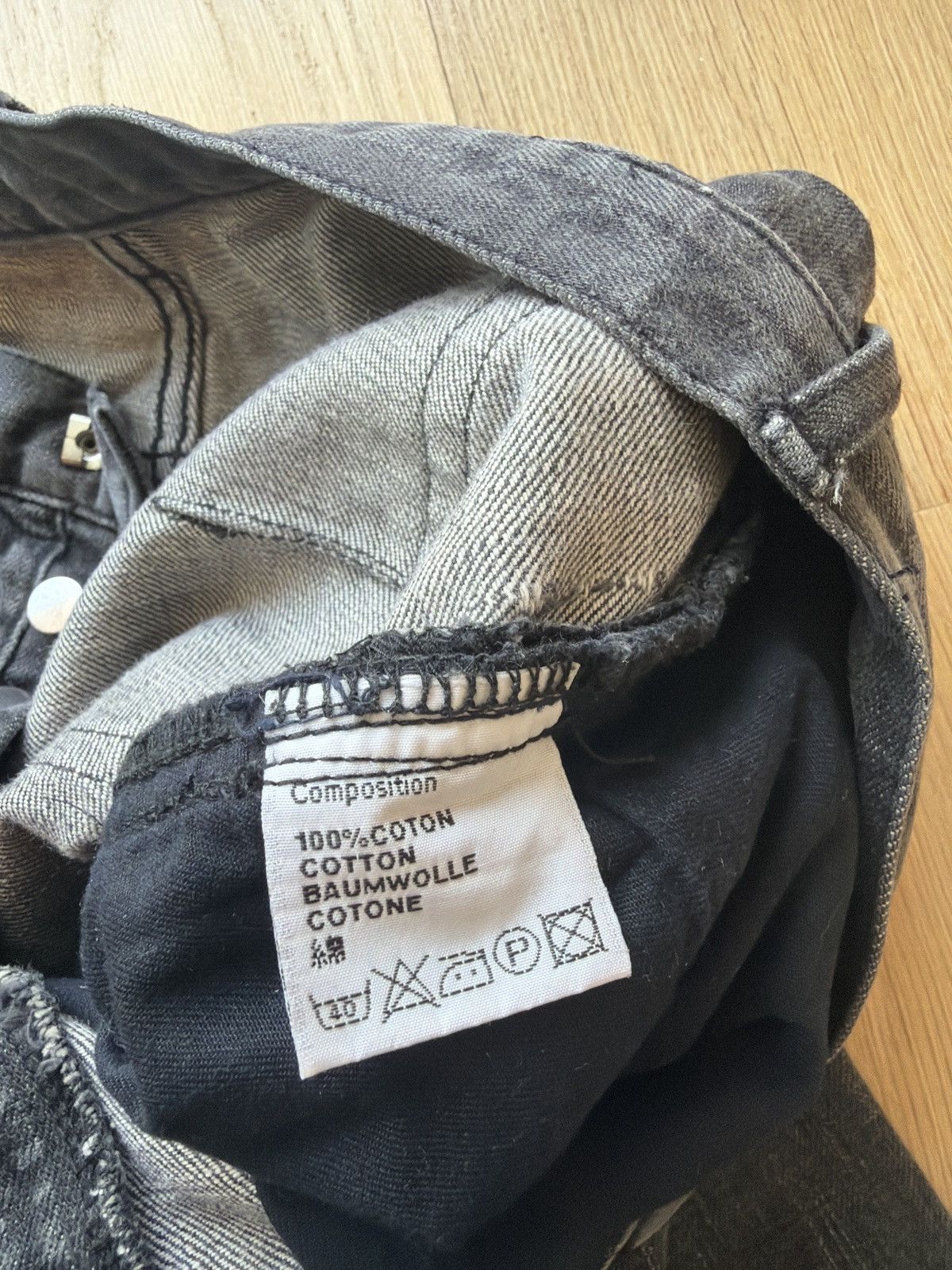 Dior Dior Homme Hedi Slimane era washed denim Size US 31 - 4 Thumbnail