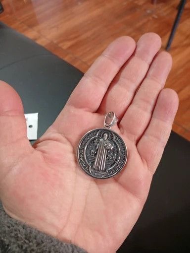 Jewelry San Benito Exorcist Amulet Pendant Stainless Necklace Gifts Size ONE SIZE - 8 Thumbnail